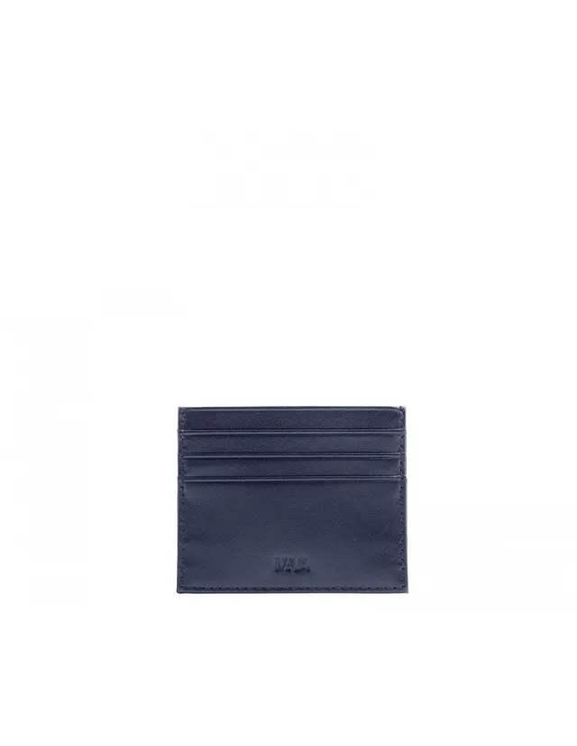 nava-design-milano-porta-carte-di-credito-in-pelle-blu-notte-6-carte image 1