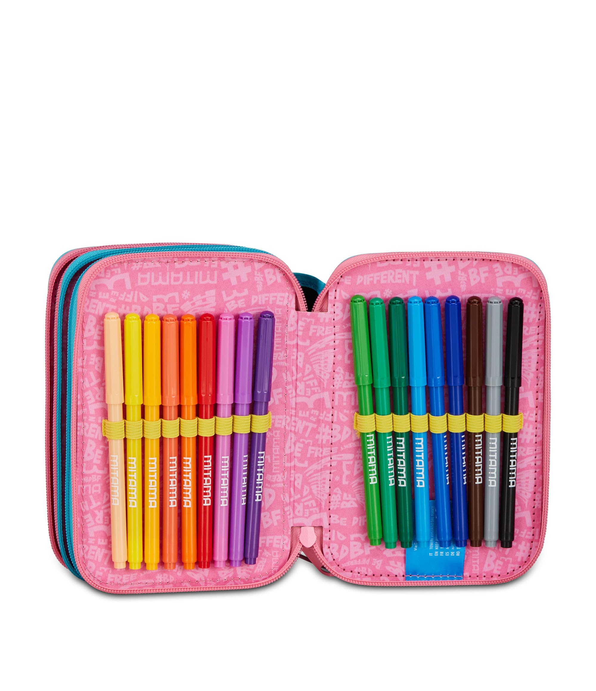 mitama-astuccio-scuola-3-scomparti-sweet-donuts-completo-47-pezzi image 5