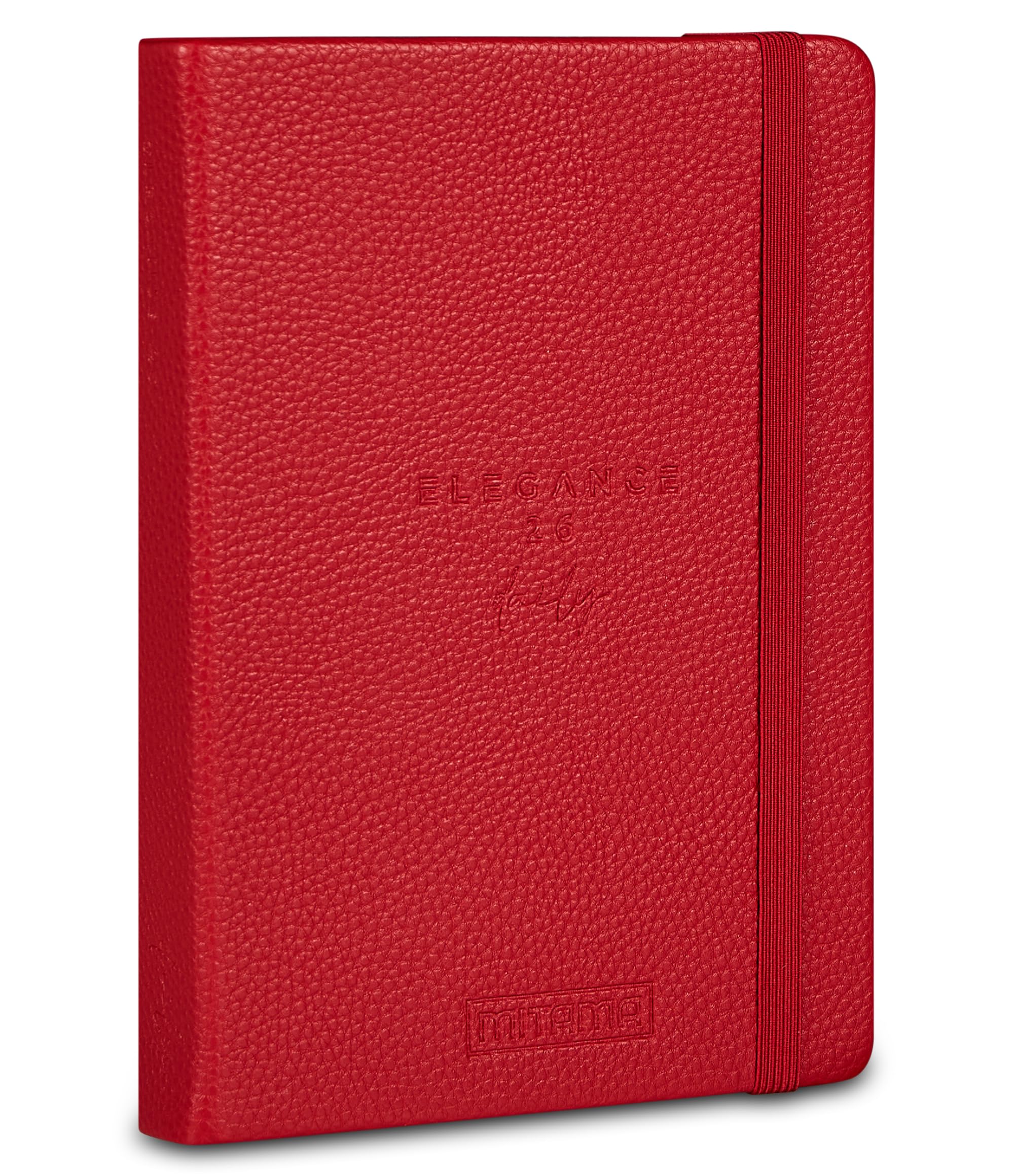 mitama-agenda-giornaliera-2026-elegance-eco-pelle-rossa-15x21-cm image 5