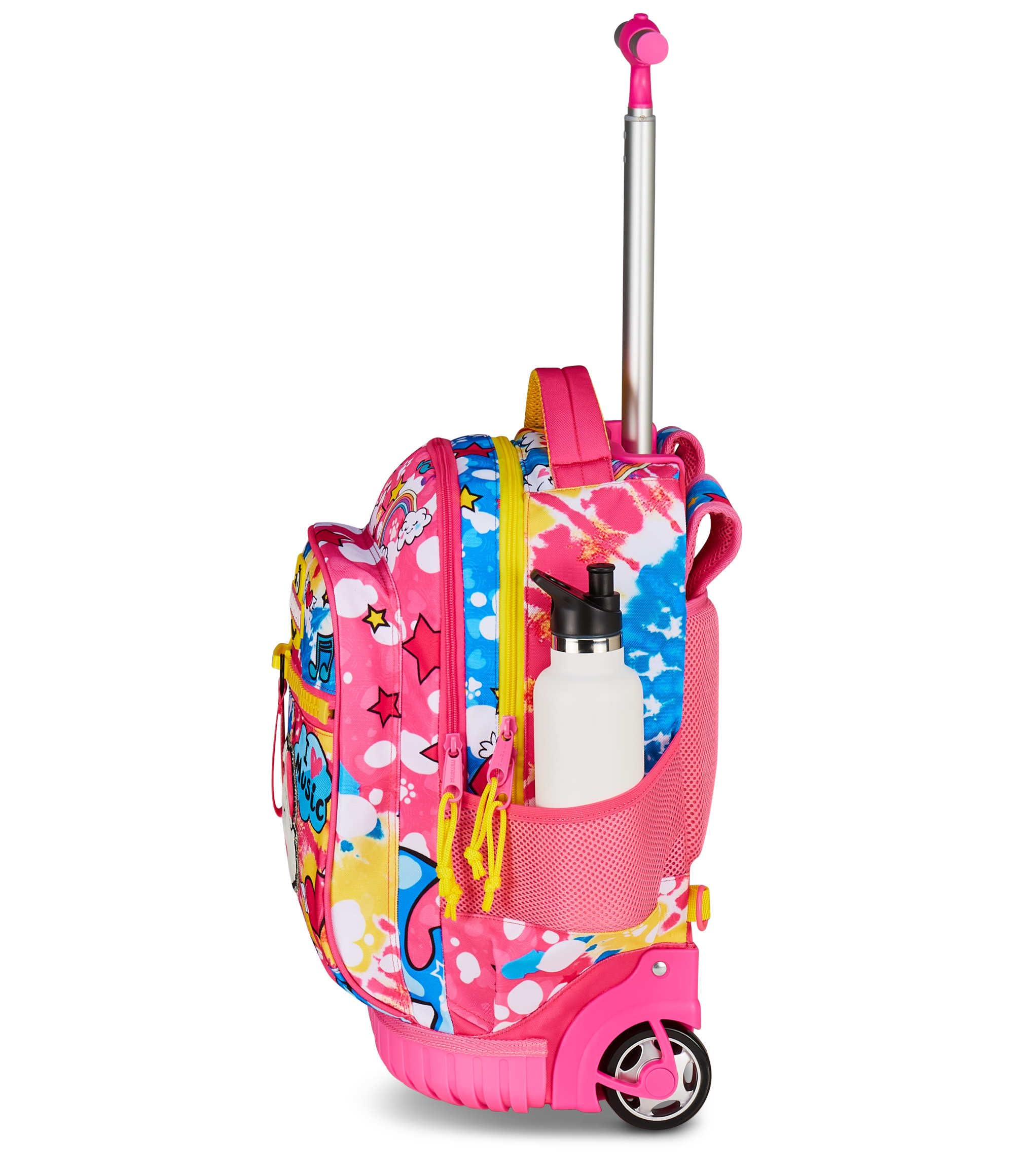 mitama-run-maxi-catrock-fucsia-trolley-scuola-doppio-scomparto image 3