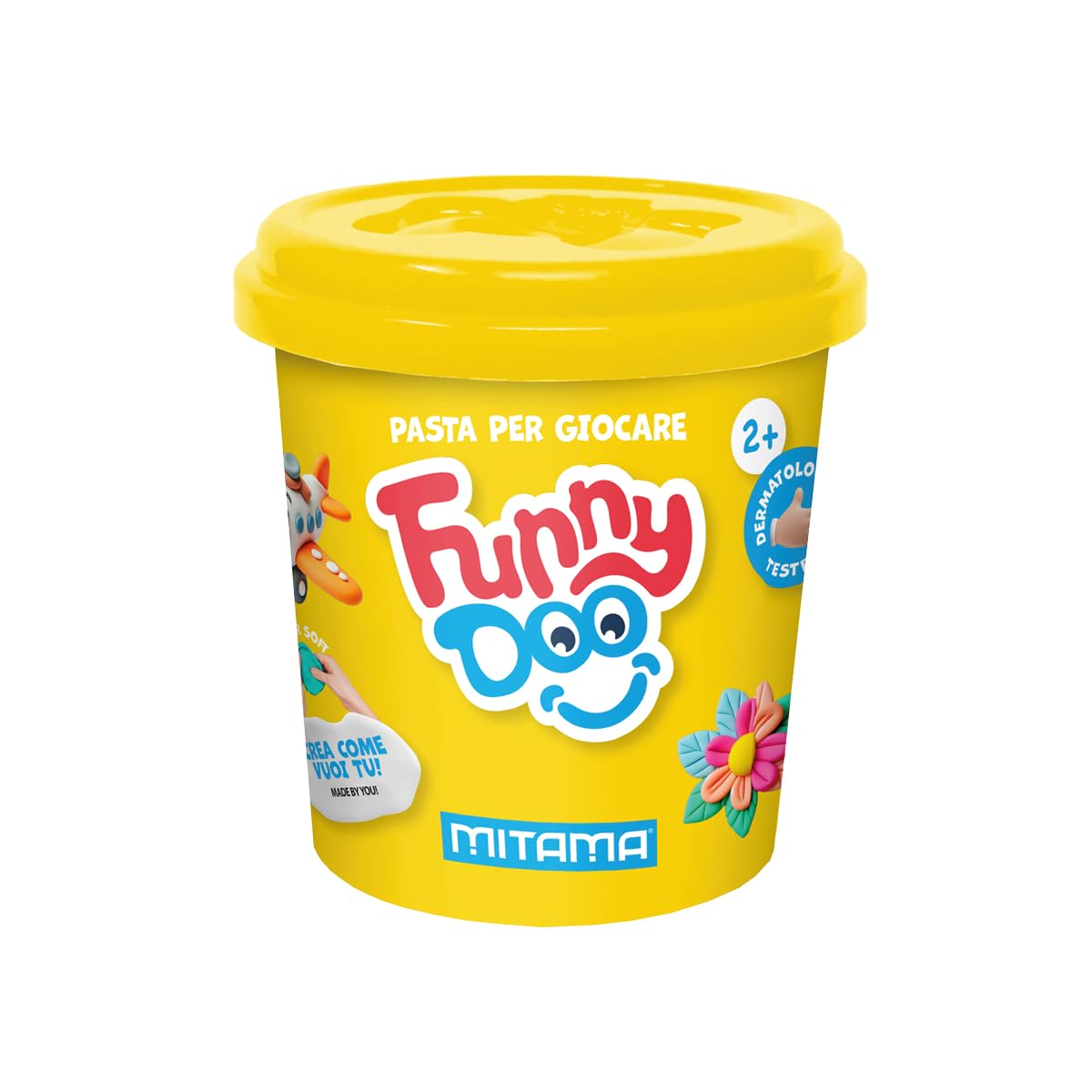 mitama-tris-funny-doo-pasta-da-modellare-3pz-rosso-azzurro-giallo image 2
