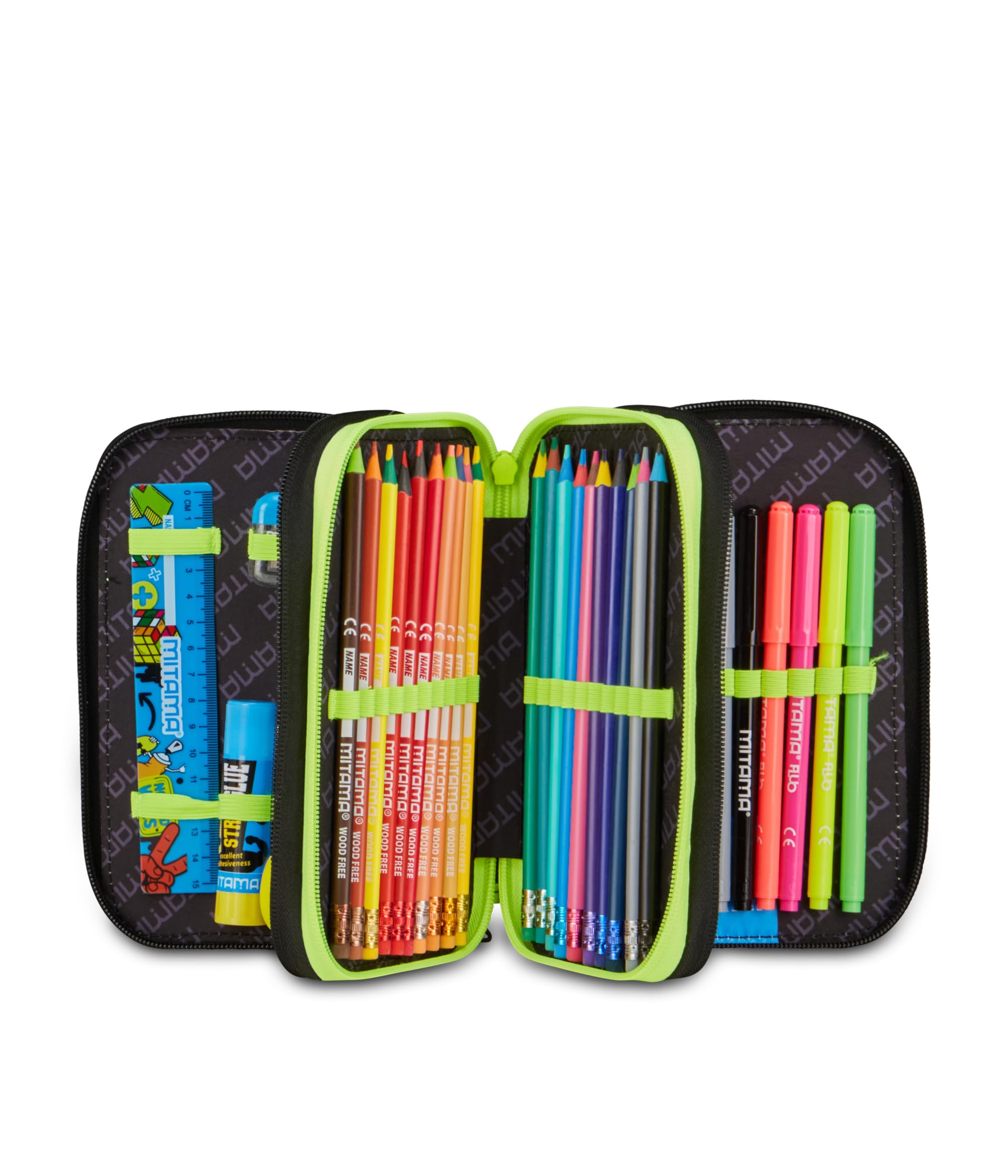 mitama-yellowdrops-astuccio-super-triplo-50-pezzi-con-spinny-pen-3-scomparti image 2