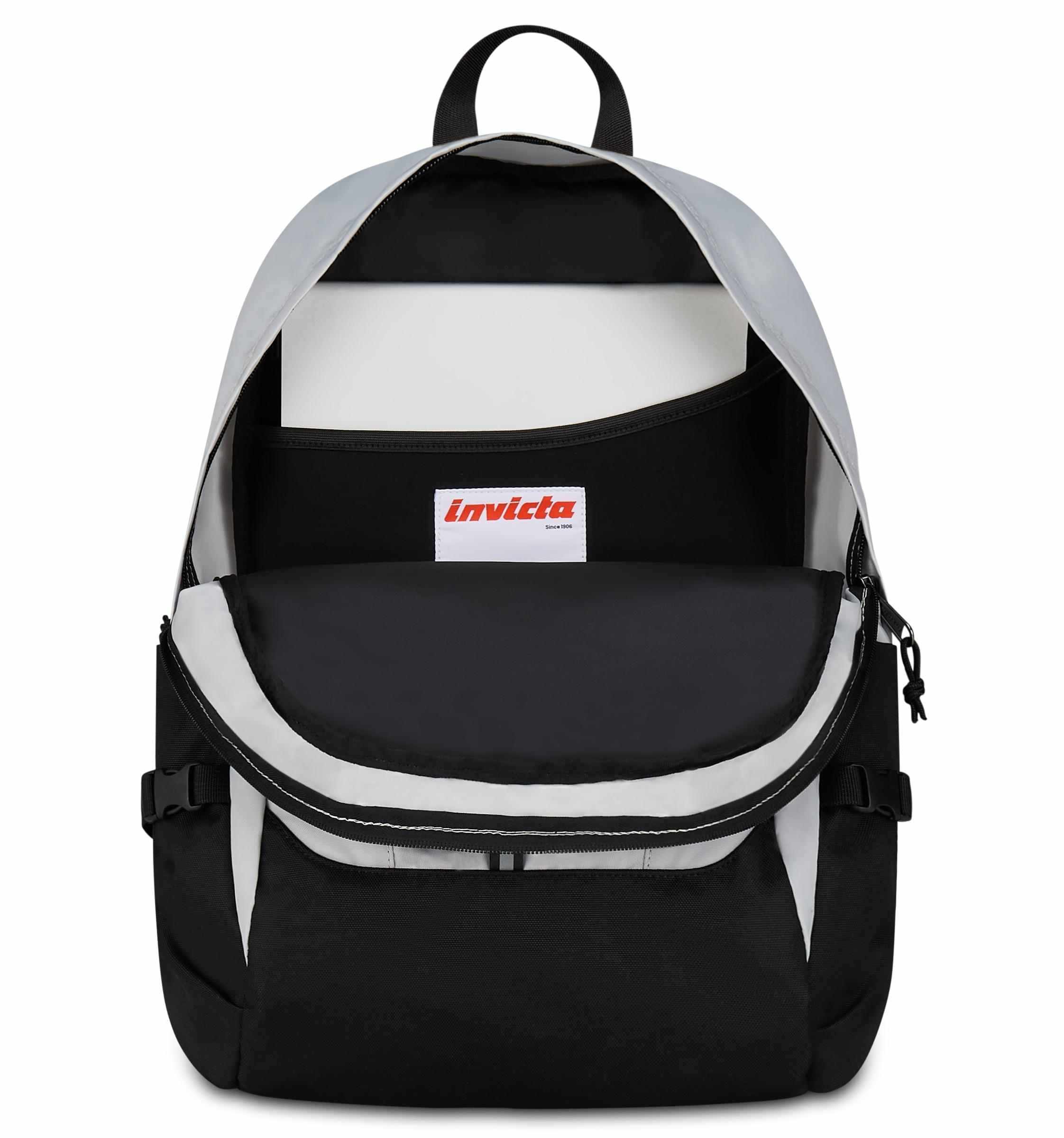 invicta-invict-act-plus-zaino-scuola-29l-grigio-doppio-scomparto-con-tasca-pc-14 image 5