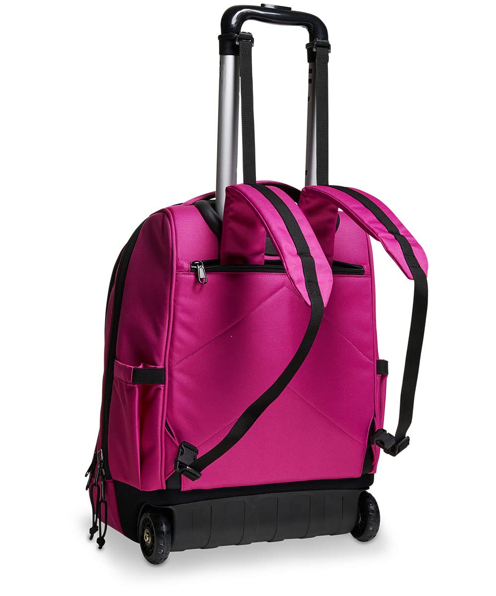 invicta-trolley-scuola-bump-2-in-1-fucsia-42-l-con-uso-zaino image 6