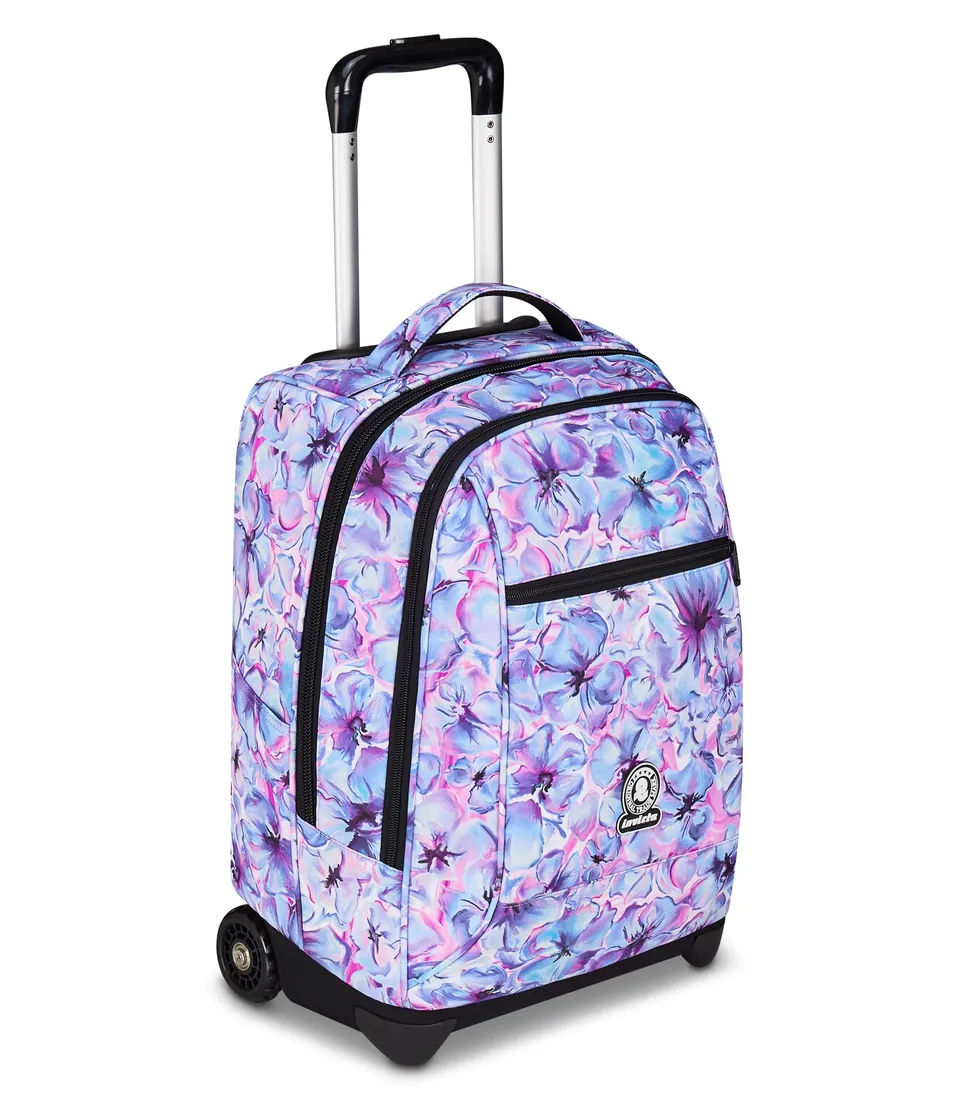 invicta-trolley-scuola-new-benin-fantasy-lilla-2-in-1-trolley-e-zaino-36-lt image 1
