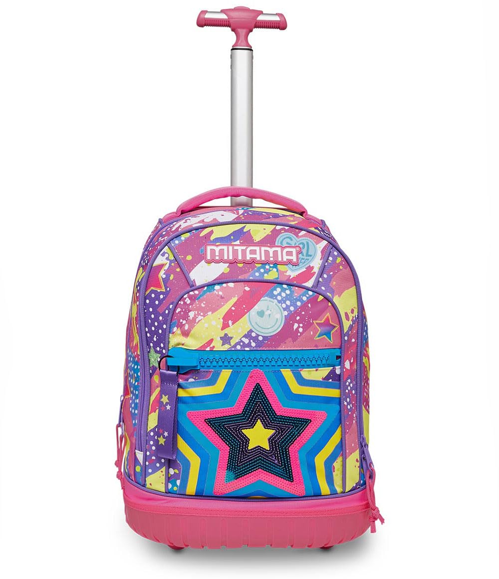 mitama-trolley-run-star-e-fun-viola-33-l-con-spallacci-a-scomparsa image 8