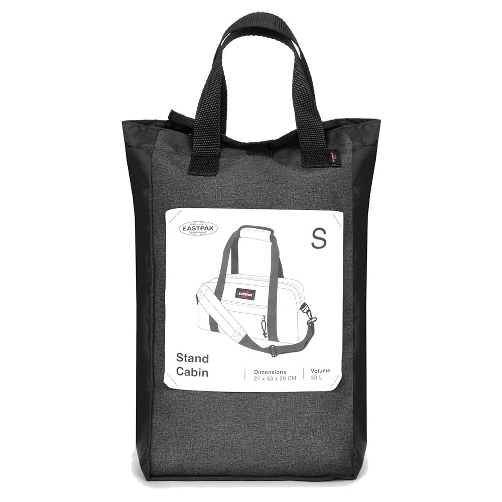 eastpak-stand-cabin-borsone-bagaglio-a-mano-black-denim image 5
