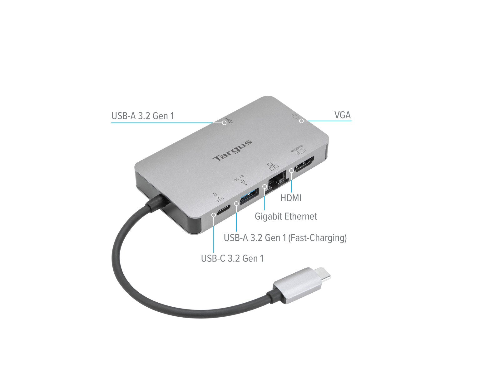 targus-usb-c-dp-alt-mode-docking-station-video-singolo-4k-hdmi-vga-con-100w-pd-p image 8