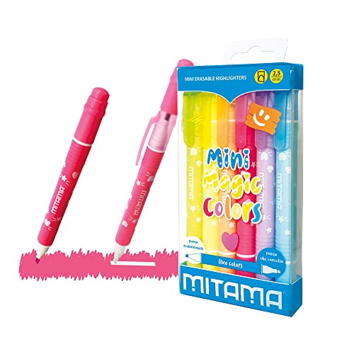 mitama-mini-magic-colors-6-evidenziatori-cancellabili-pastello image 5