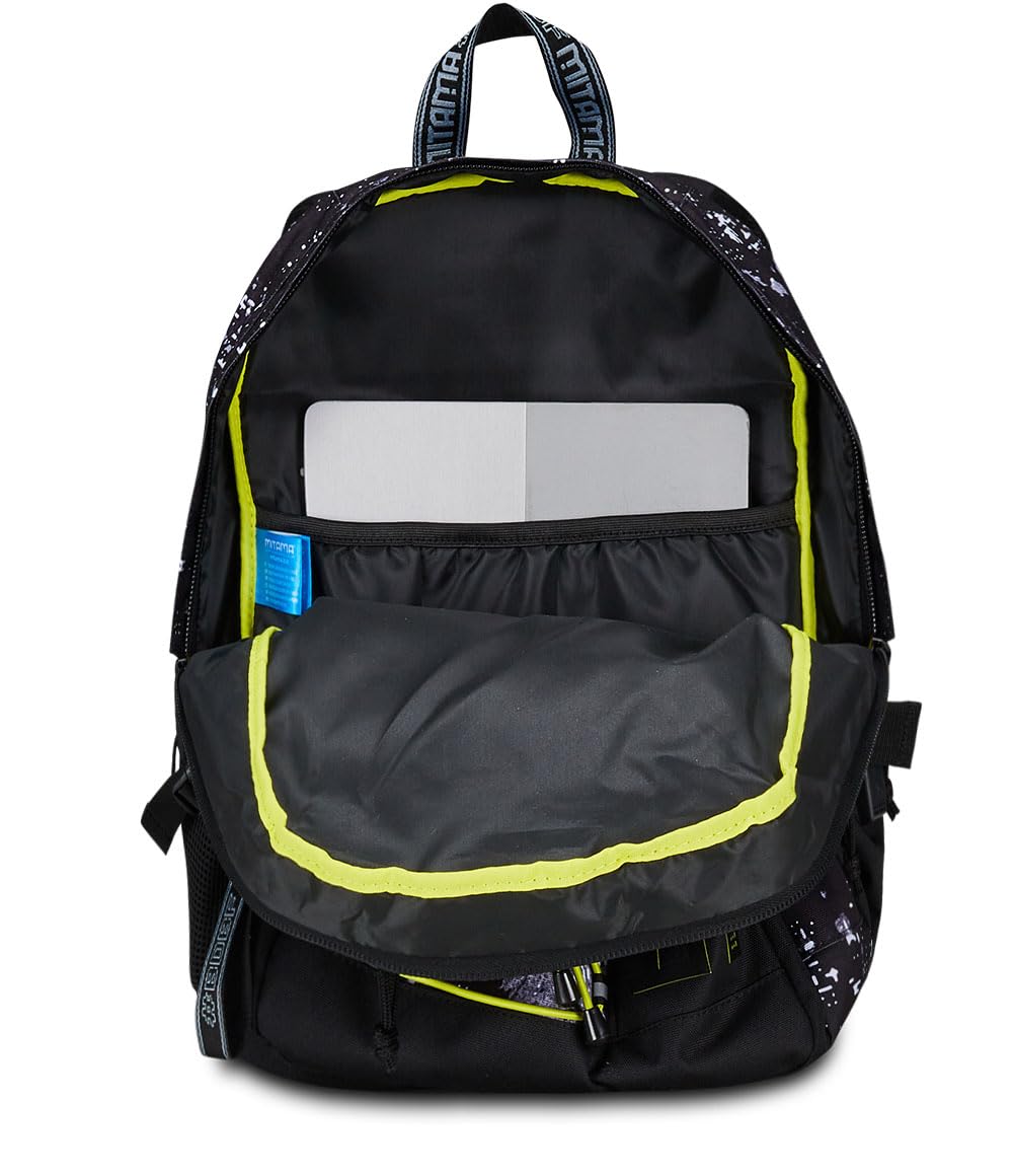 mitama-new-plus-cement-zaino-scuola-triplo-scomparto-nero-grigio-con-tasca-porta image 6