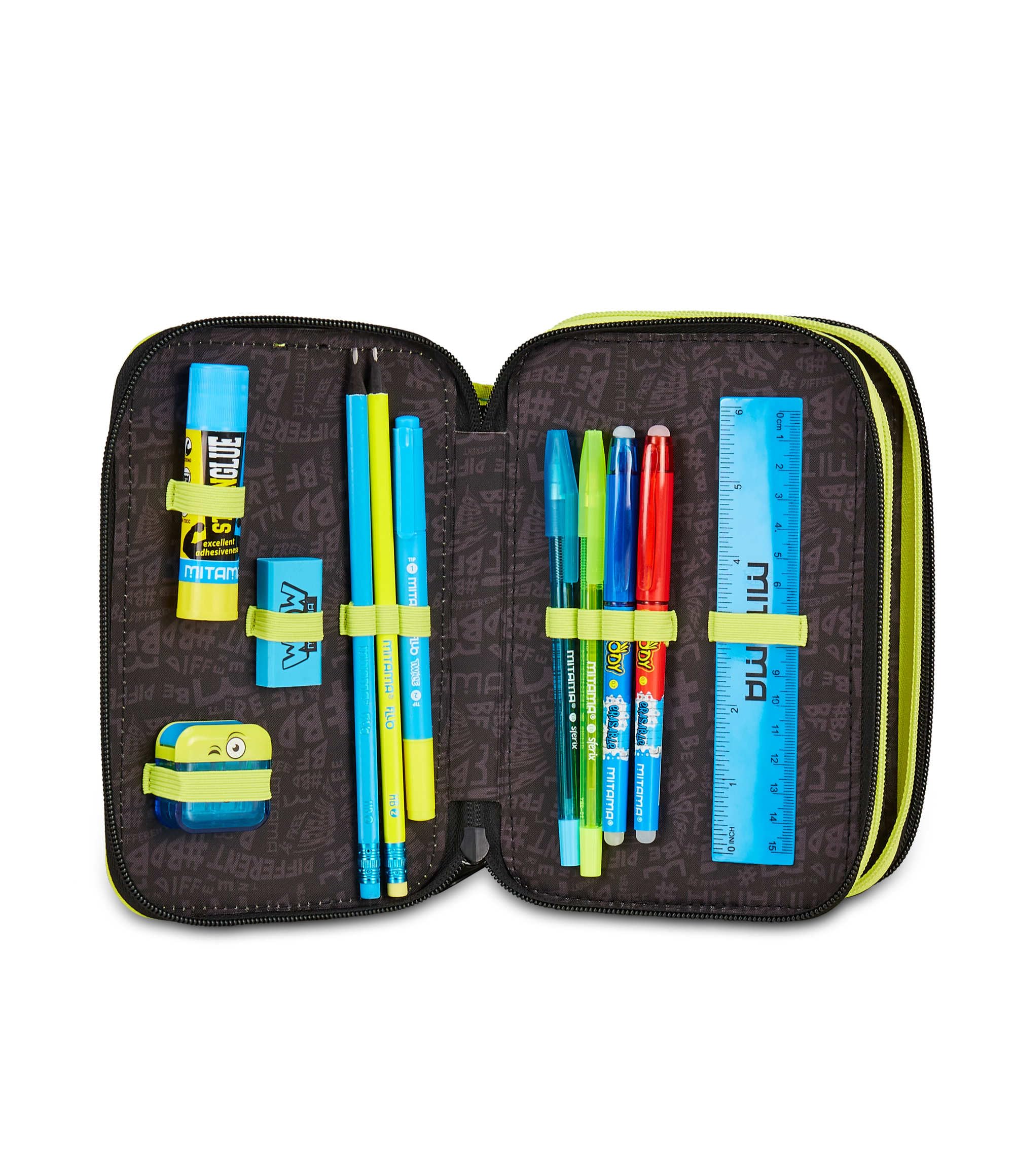 mitama-astuccio-scuola-3-scomparti-triplo-urbansmile-47-pz-completo image 3
