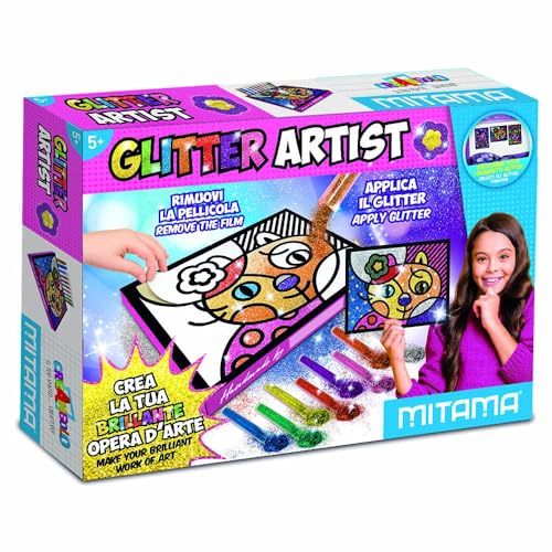 mitama-glitter-artist-quadretto-adesivo-a4-con-8-polveri-glitter-e-2-colle-glitt image 3
