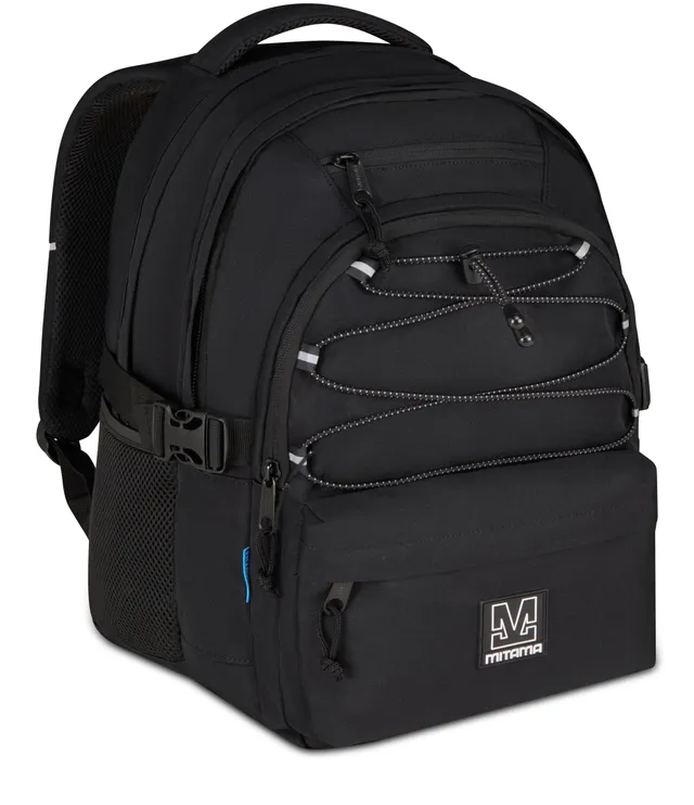 mitama-bdbf-black-out-zaino-scuola-medie-superiori-30l-triplo-scomparto-porta-pc image 1