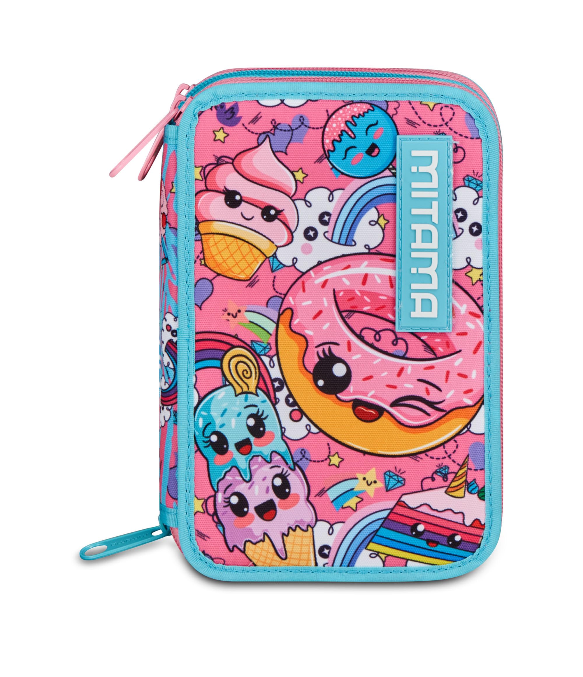 mitama-astuccio-scuola-3-scomparti-sweet-donuts-completo-47-pezzi image 6