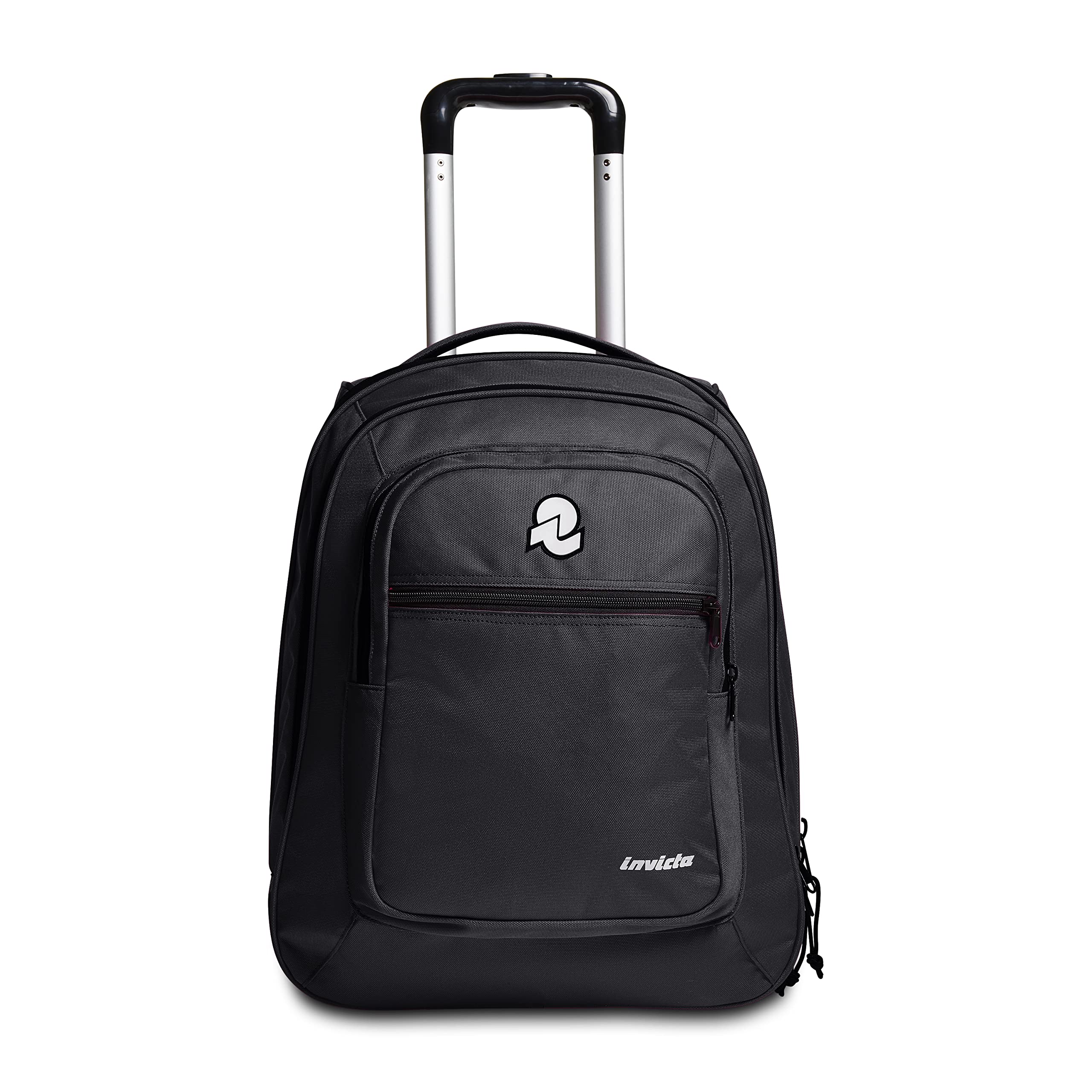 invicta-trolley-scuola-bump-plain-nero-new-way-2-in-1-42-lt image 2