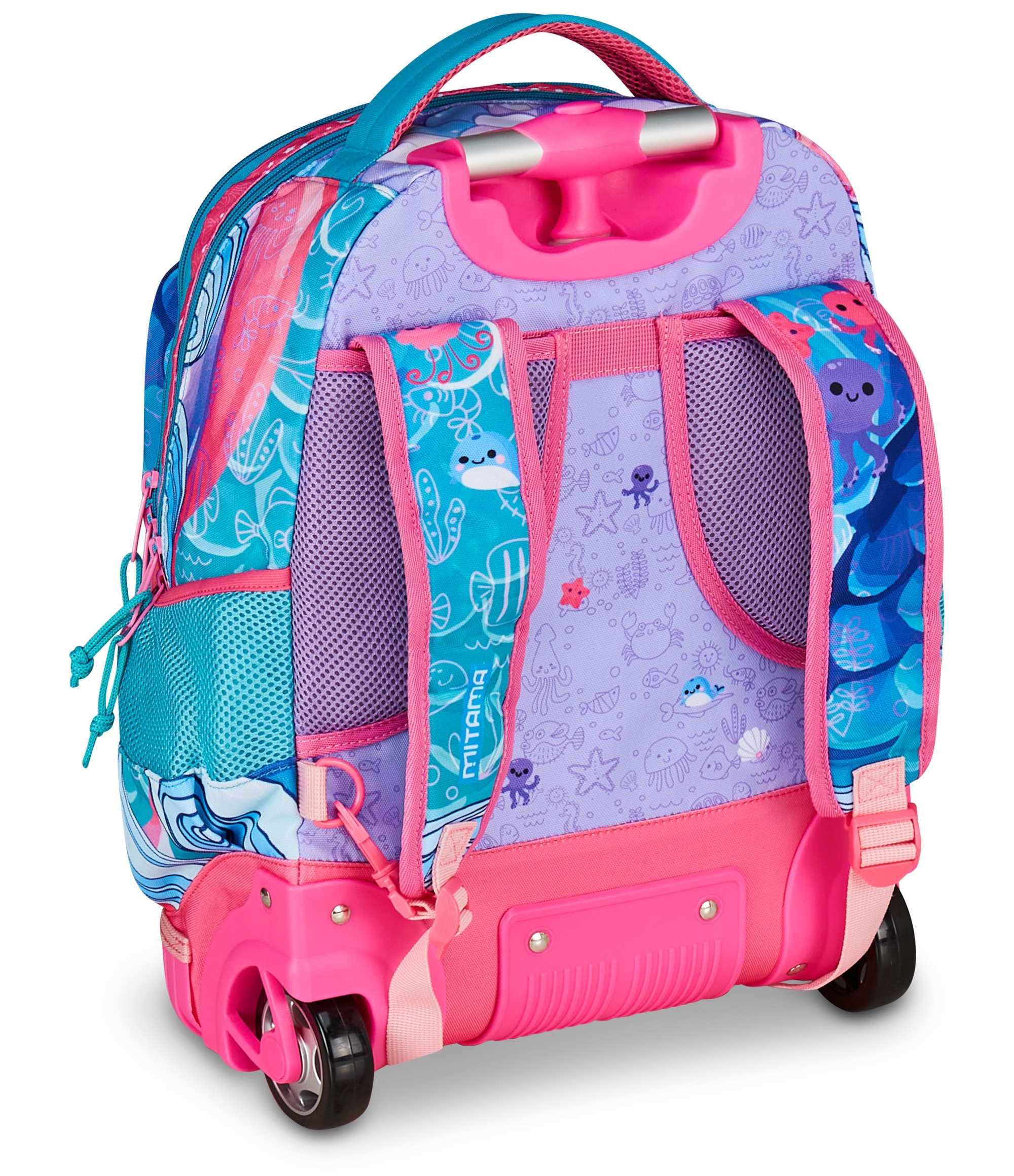 mitama-run-maxi-oceanvibes-trolley-scuola-doppio-scomparto-turchese image 4