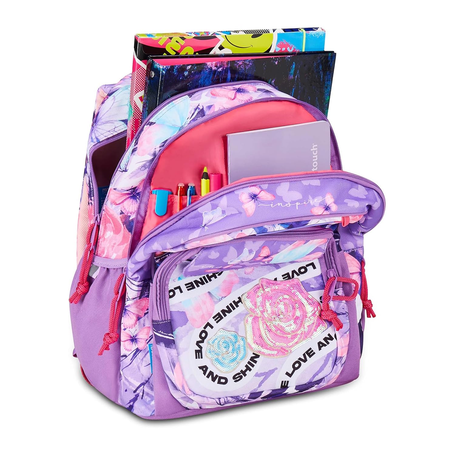 mitama-zaino-scuola-new-plus-love-shine-triplo-scomparto-30l image 7
