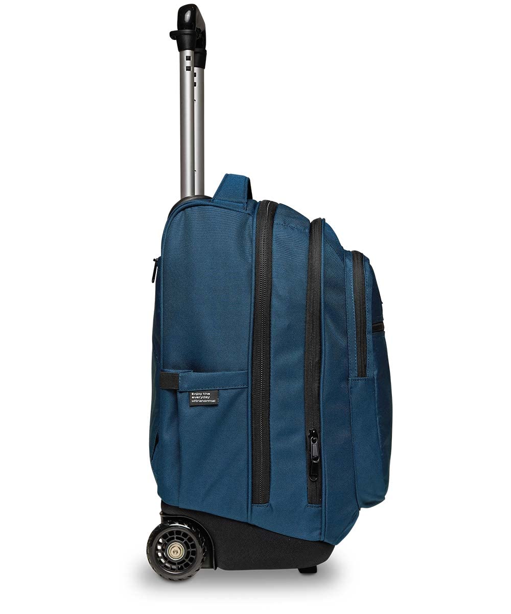 invicta-trolley-bump-plain-blu-2-scomparti-con-porta-pc-42-lt-35-x-50-x-29-cm image 3