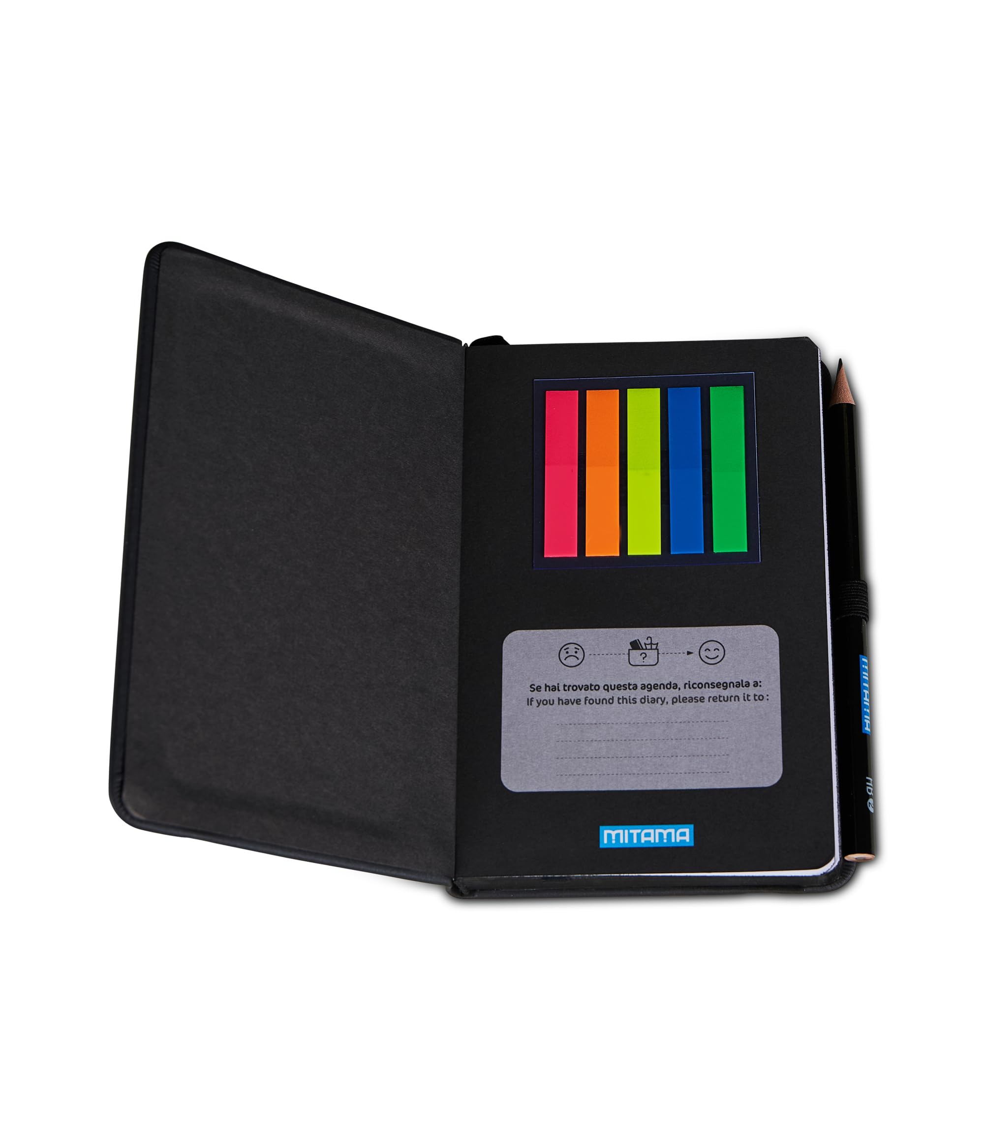 mitama-agenda-settimanale-2026-pocket-nero-9-x-14-cm-18-mesi image 2