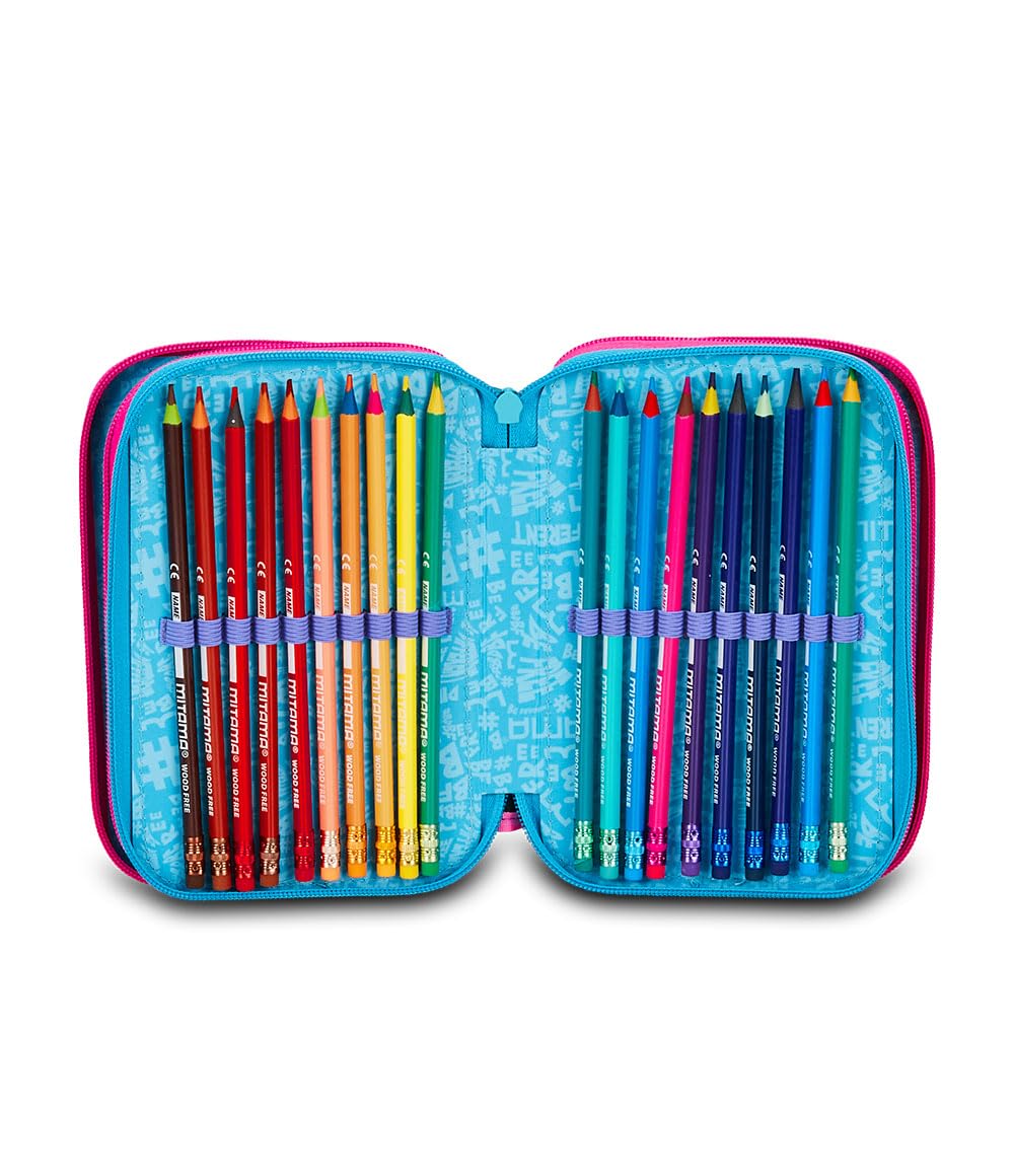 mitama-super-triplo-color-rainbow-cat-astuccio-3-scomparti-50-pezzi-bambina image 4