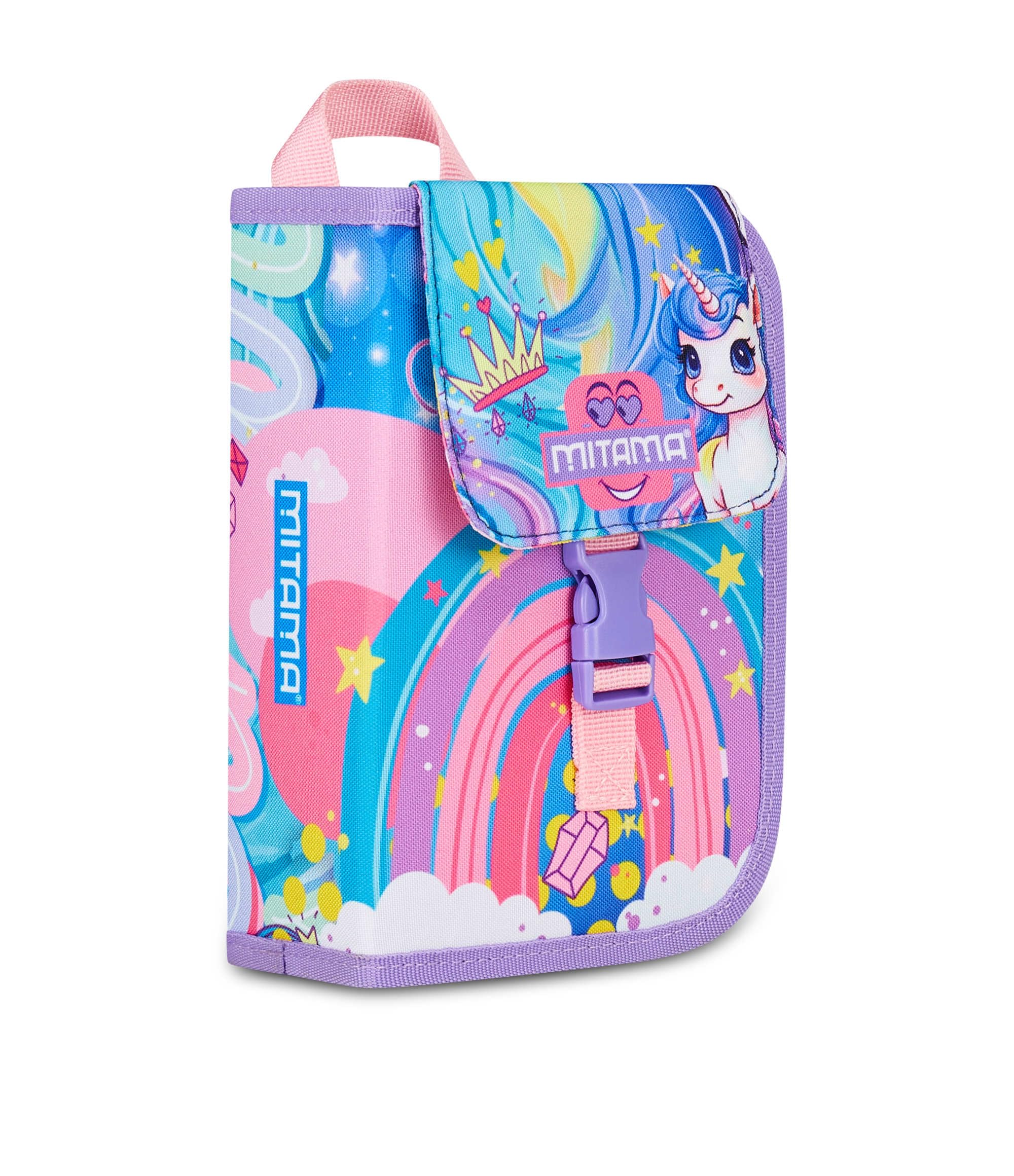 mitama-astuccio-scuola-4-zip-lilla-portapenne-triplo-scomparto-completo image 3