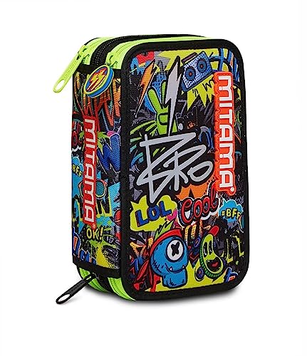 mitama-super-triplo-cool-bro-astuccio-scuola-3-scomparti-da-47-pezzi-nero image 8