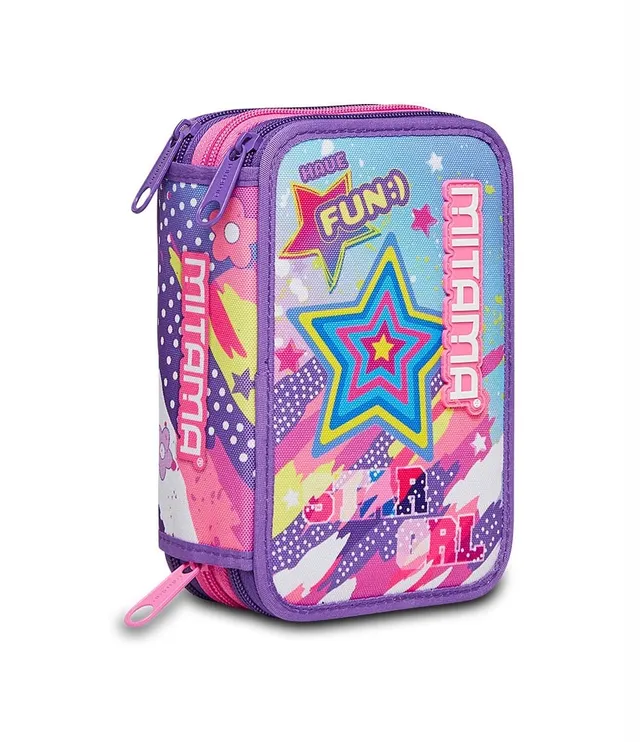 mitama-astuccio-scuola-3-scomparti-triplo-star-e-fun-multicolore-47-pz-incluso image 1