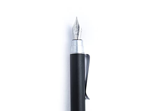 nava-design-magnetica-penna-stilografica-alluminio-nero-argento-tratto-0-6-mm image 8