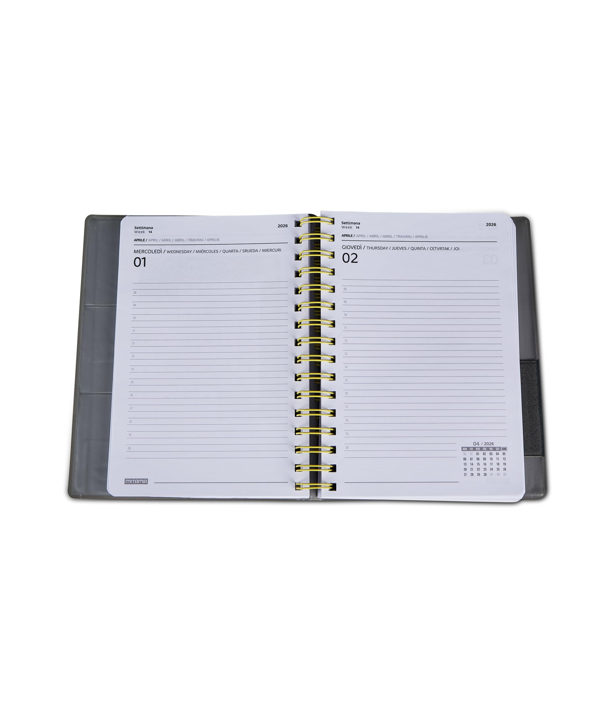 mitama-moonshine-agenda-giornaliera-2026-spiralata-15-x-21-cm-fsc image 3