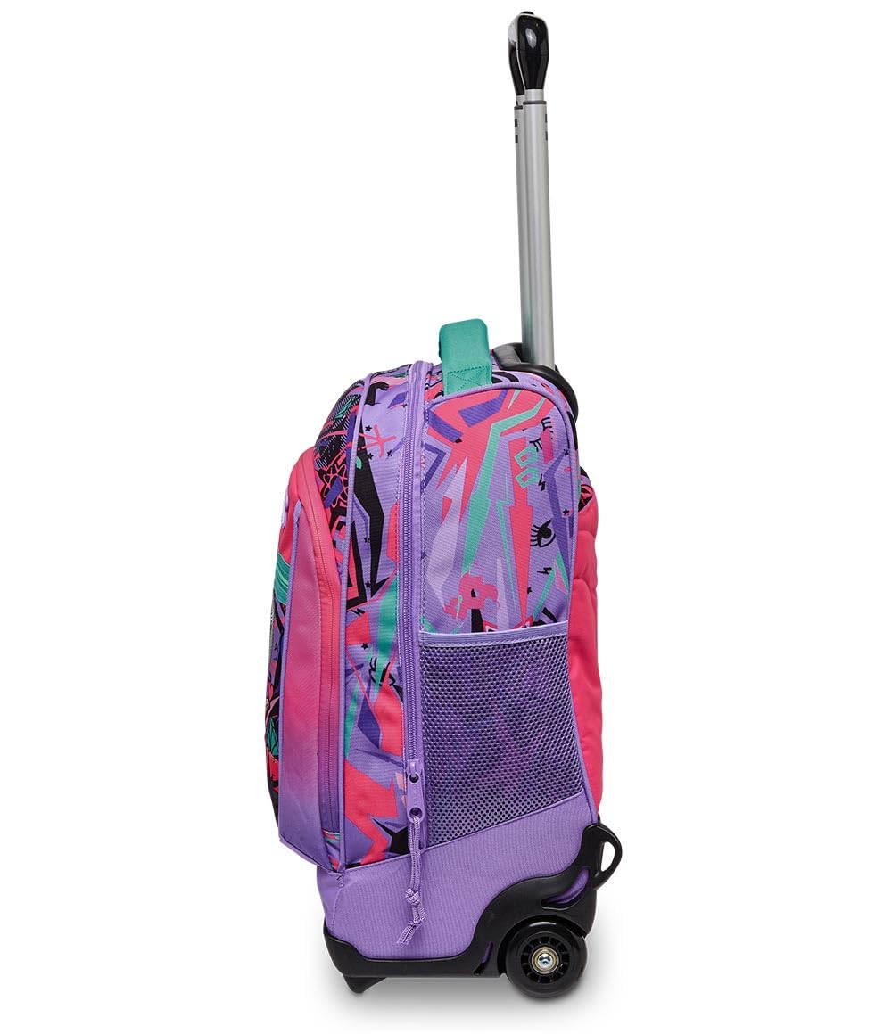 mitama-dr-trolley-junior-girls-club-trolley-scuola-viola-doppio-scomparto image 8