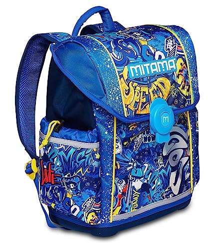 mitama-upside-speedy-blu-zaino-scuola-doppio-scomparto-impermeabile image 8