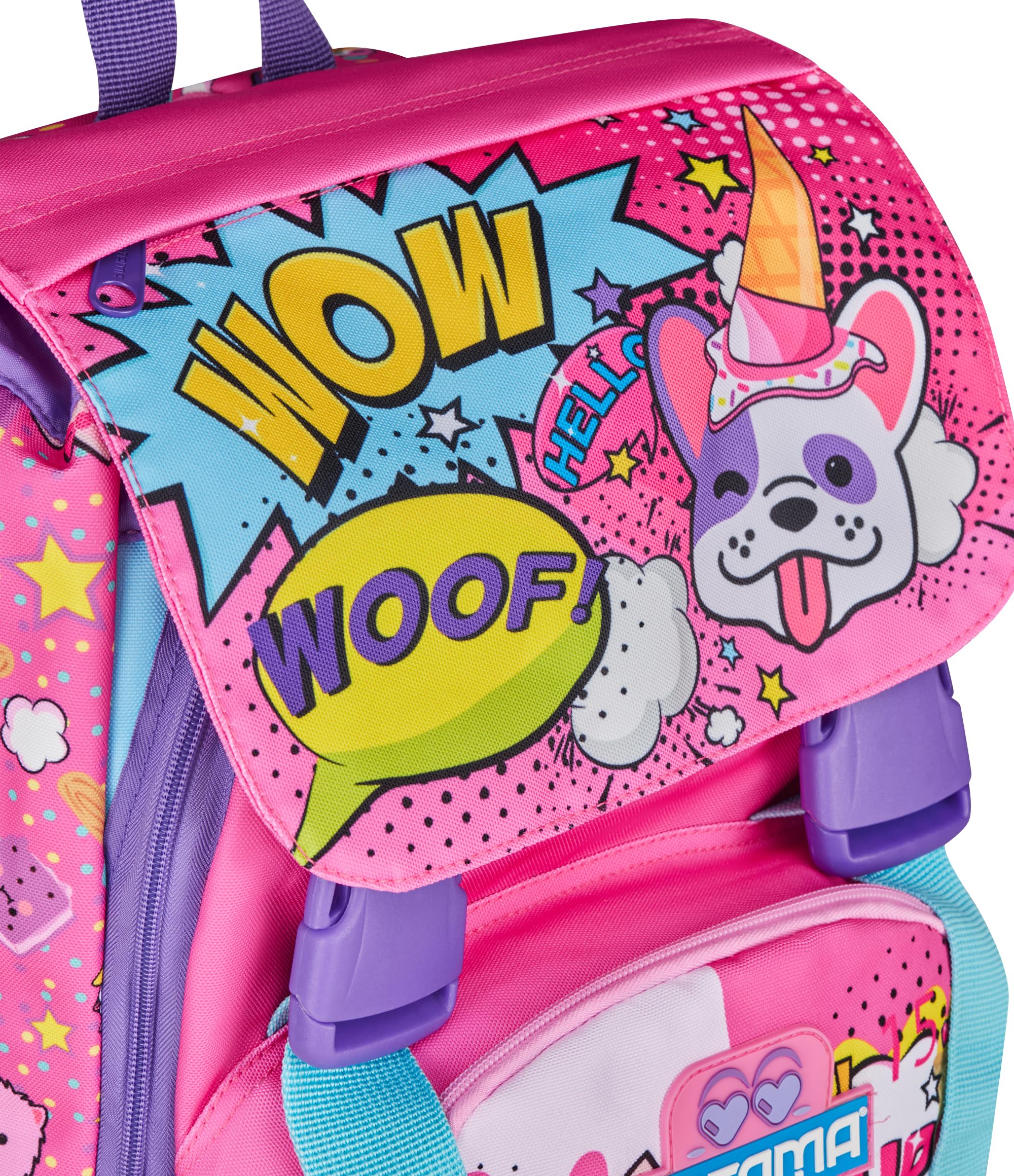 mitama-4zip-puppyslurp-zaino-scuola-elementare-estensibile-21-28l-fuchsia image 8