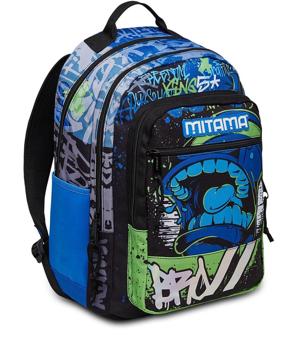 mitama-zaino-new-plus-citybro-blu-triplo-scomparto-impermeabile image 1