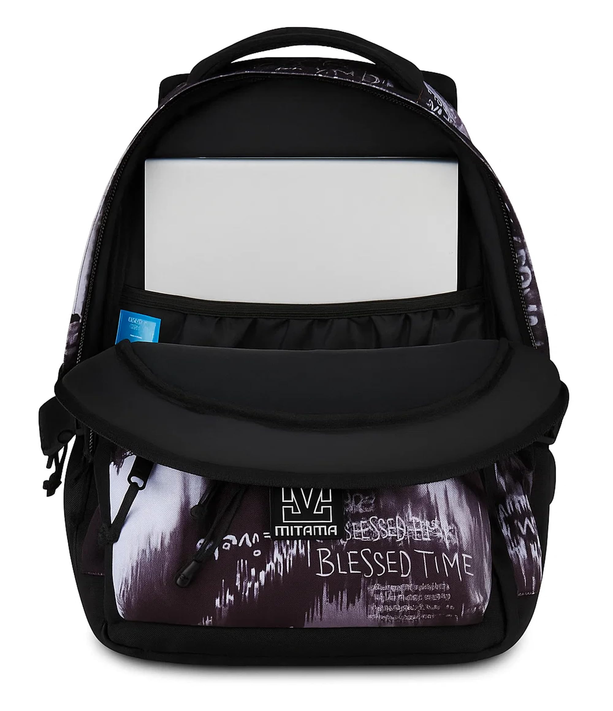 mitama-bdbf-glitch-zaino-scuola-nero-triplo-scomparto-con-usb image 7