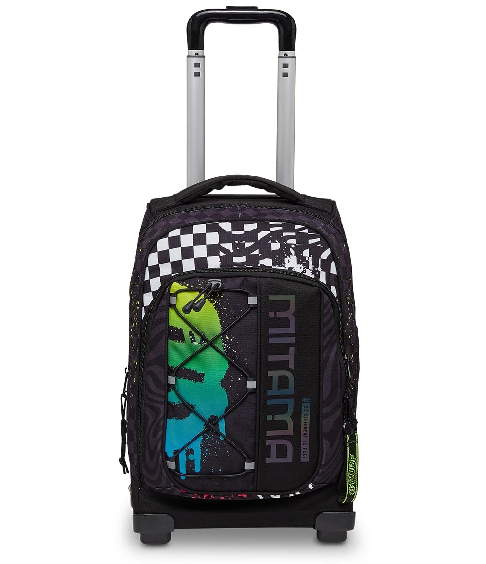 mitama-dr-trolley-bdbf-fluo-spots-nero-trolley-scuola-doppio-scomparto image 8