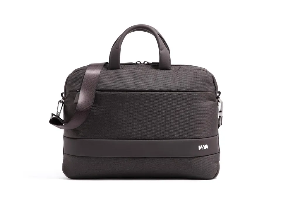 nava-design-easy-plus-cartella-slim-organizzata-porta-pc-marrone-29x42x6-cm image 1