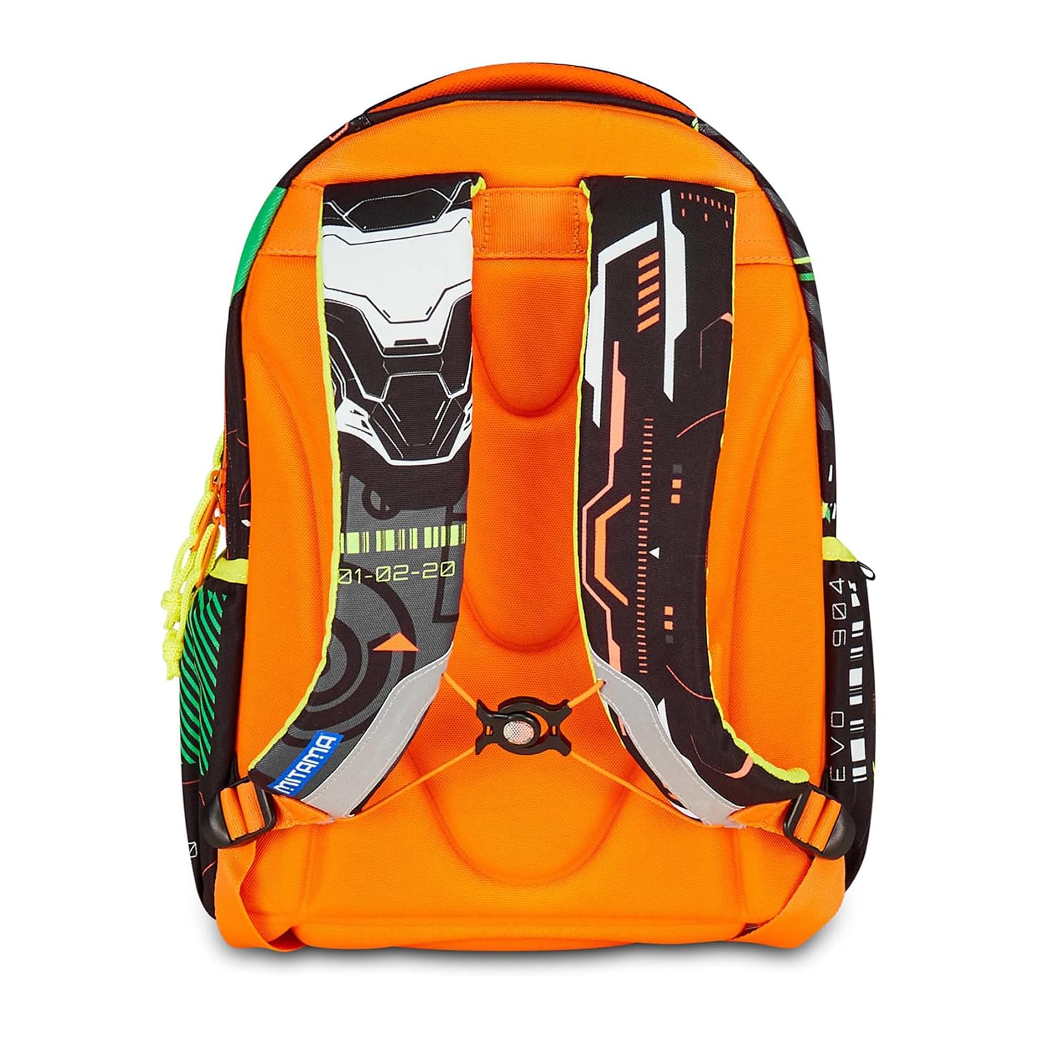 mitama-zaino-scuola-new-plus-fluo-battle-triplo-scomparto-30l image 4