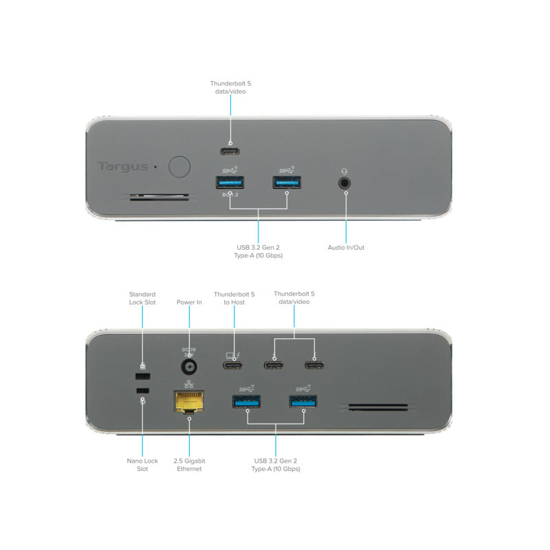 targus-thunderbolt-5-ecosmart-dock-dual-8k-triple-4k-140w-epr-nero image 3