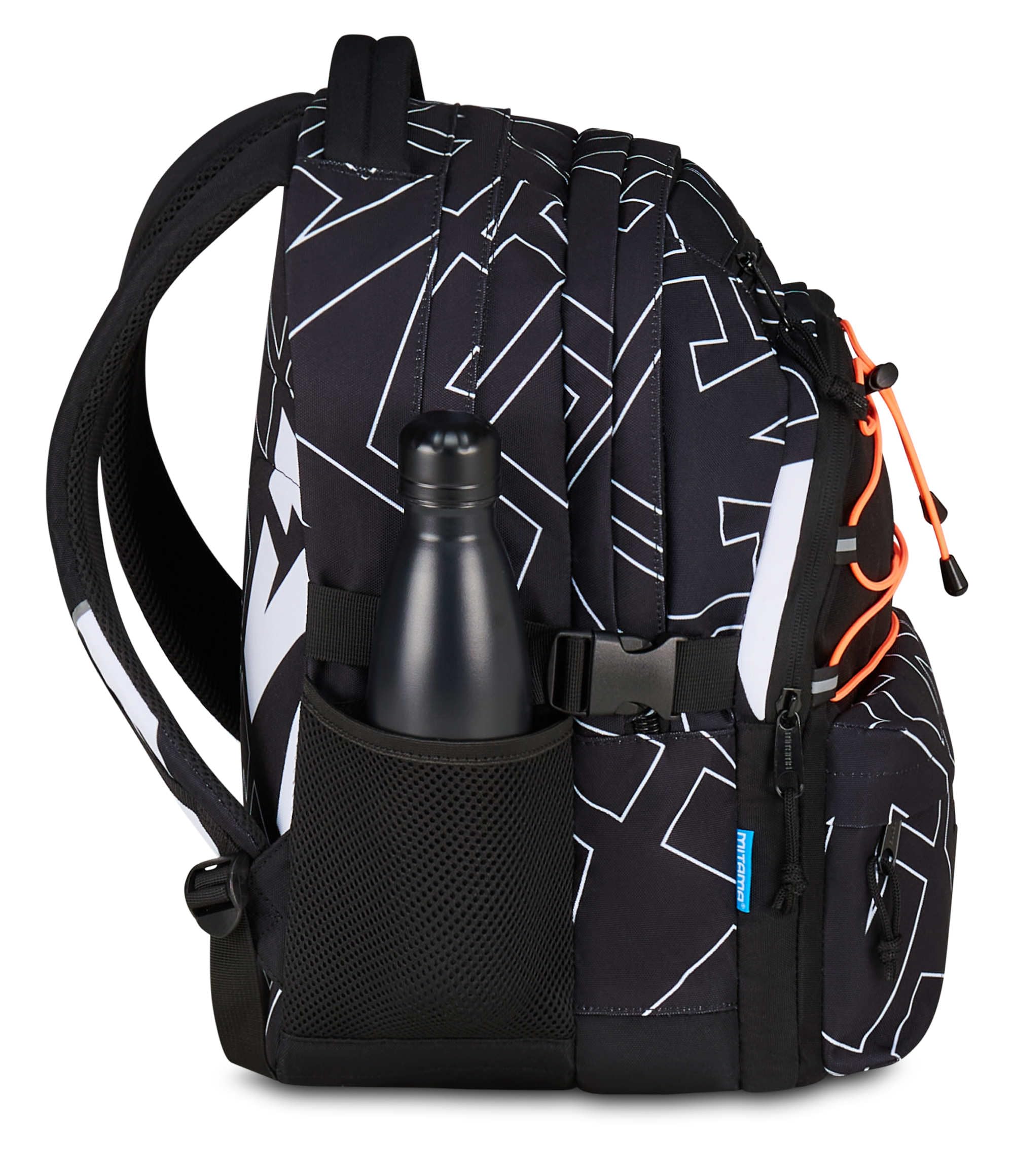mitama-bdbf-legacy-zaino-scuola-nero-triplo-scomparto-con-usb image 3