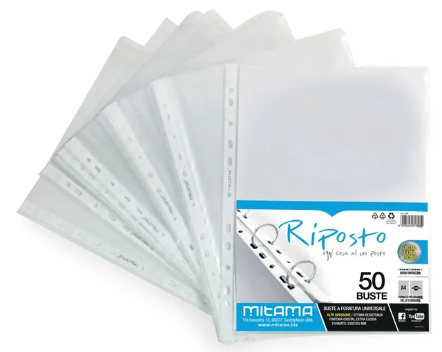 mitama-riposto-buste-con-fori-universali-23-5x30-5-cm-conf-50-pz image 1