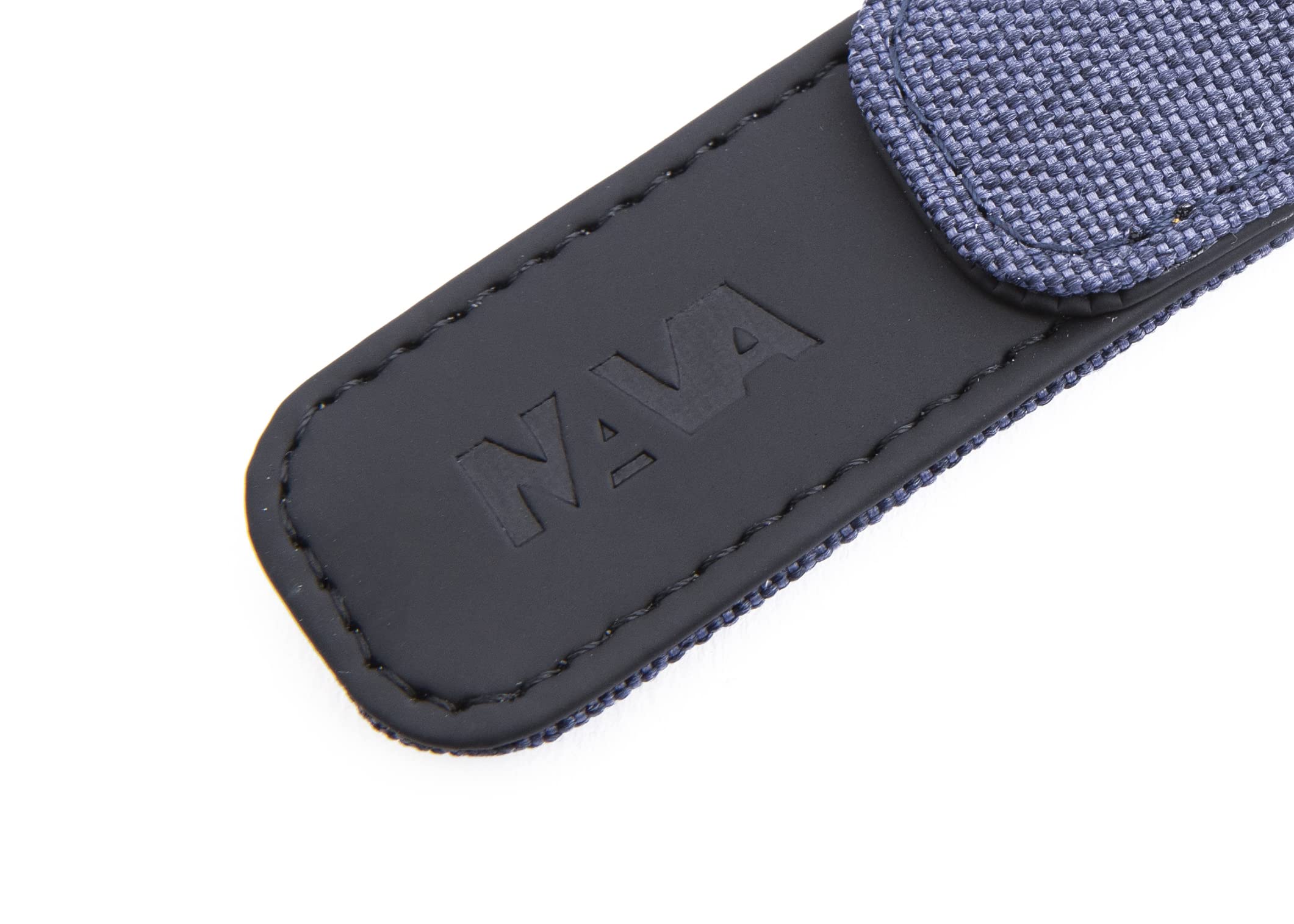 nava-design-twin-portachiavi-piatto-tessuto-melange-blu-10x3-cm image 3