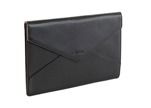 nava-design-smooth-busta-in-pelle-nera-con-bottone-a-pressione-13-x-18-x-2-cm image 4