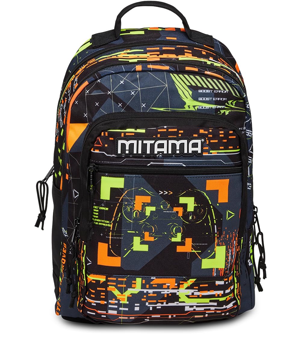 mitama-new-plus-metaverse-nero-zaino-scuola-triplo-scomparto-impermeabile image 6