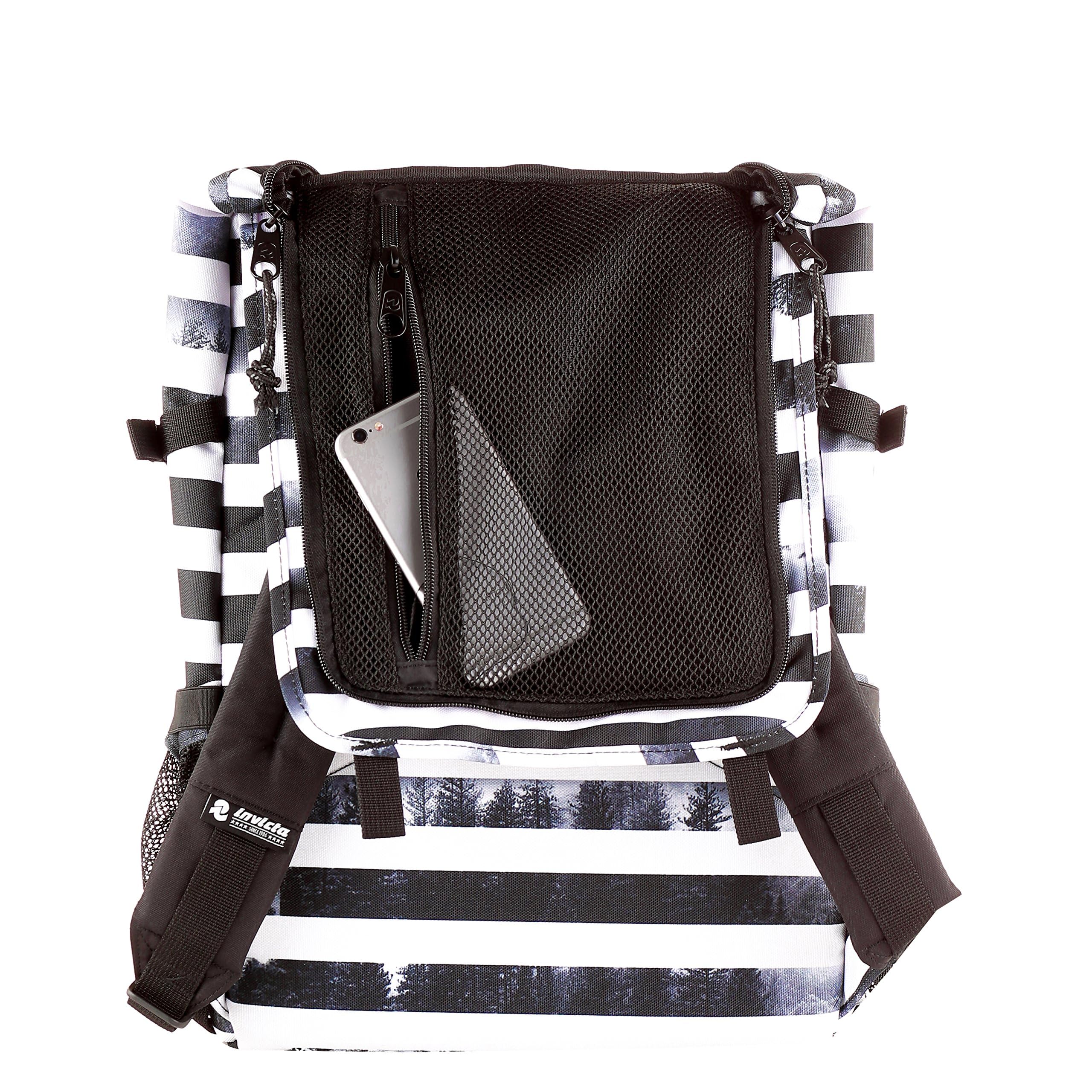 invicta-triko-zaino-27l-con-tasca-porta-pc-in-neoprene-doppia-tasca-frontale image 6
