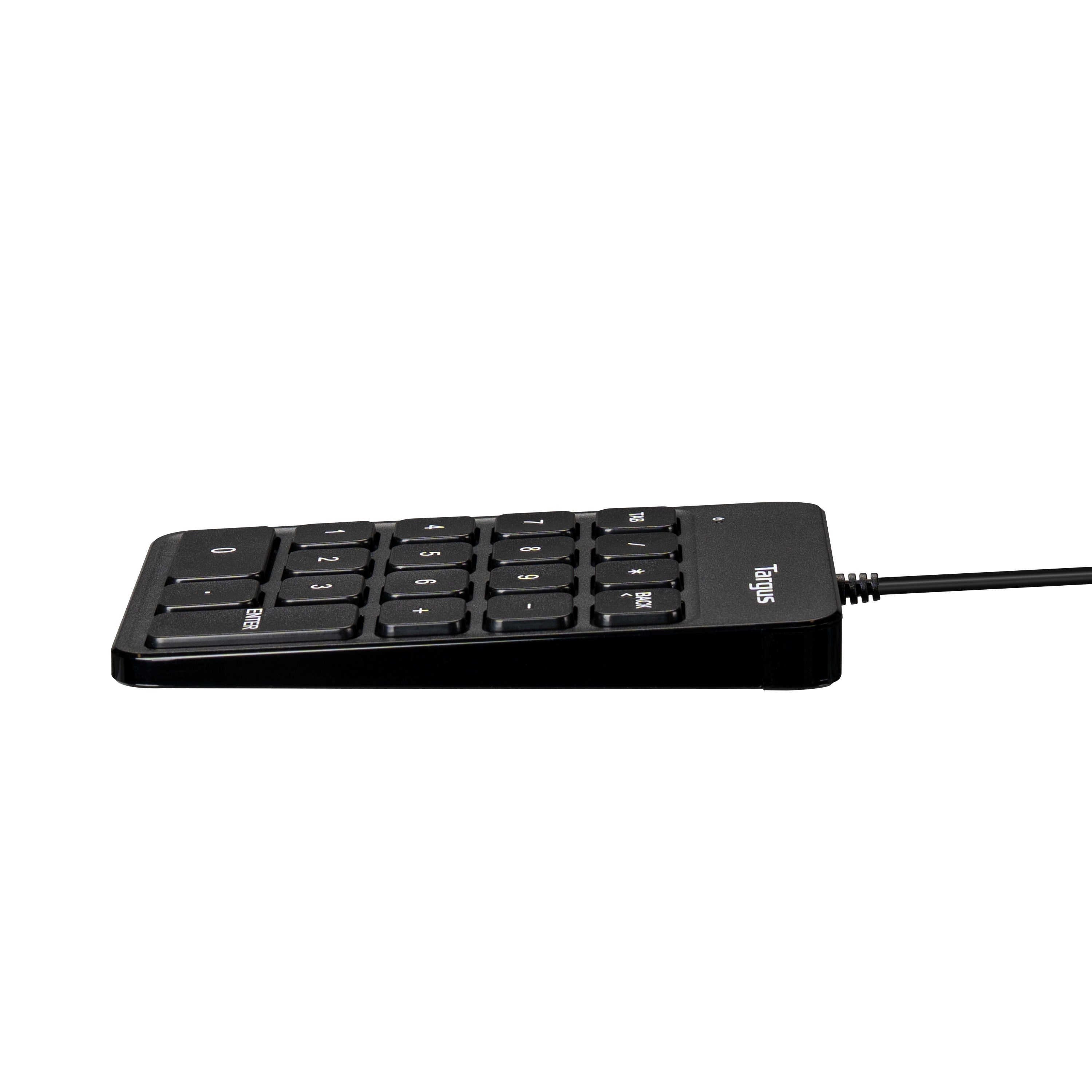 targus-ecosmart-tastierino-numerico-cablato-usb-nero-grigio image 5