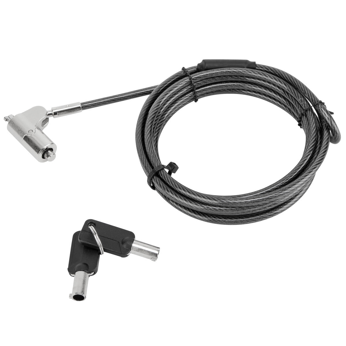 targus-defcon-compact-keyed-cable-lock-lucchetto-con-chiave-per-notebook-silver image 6
