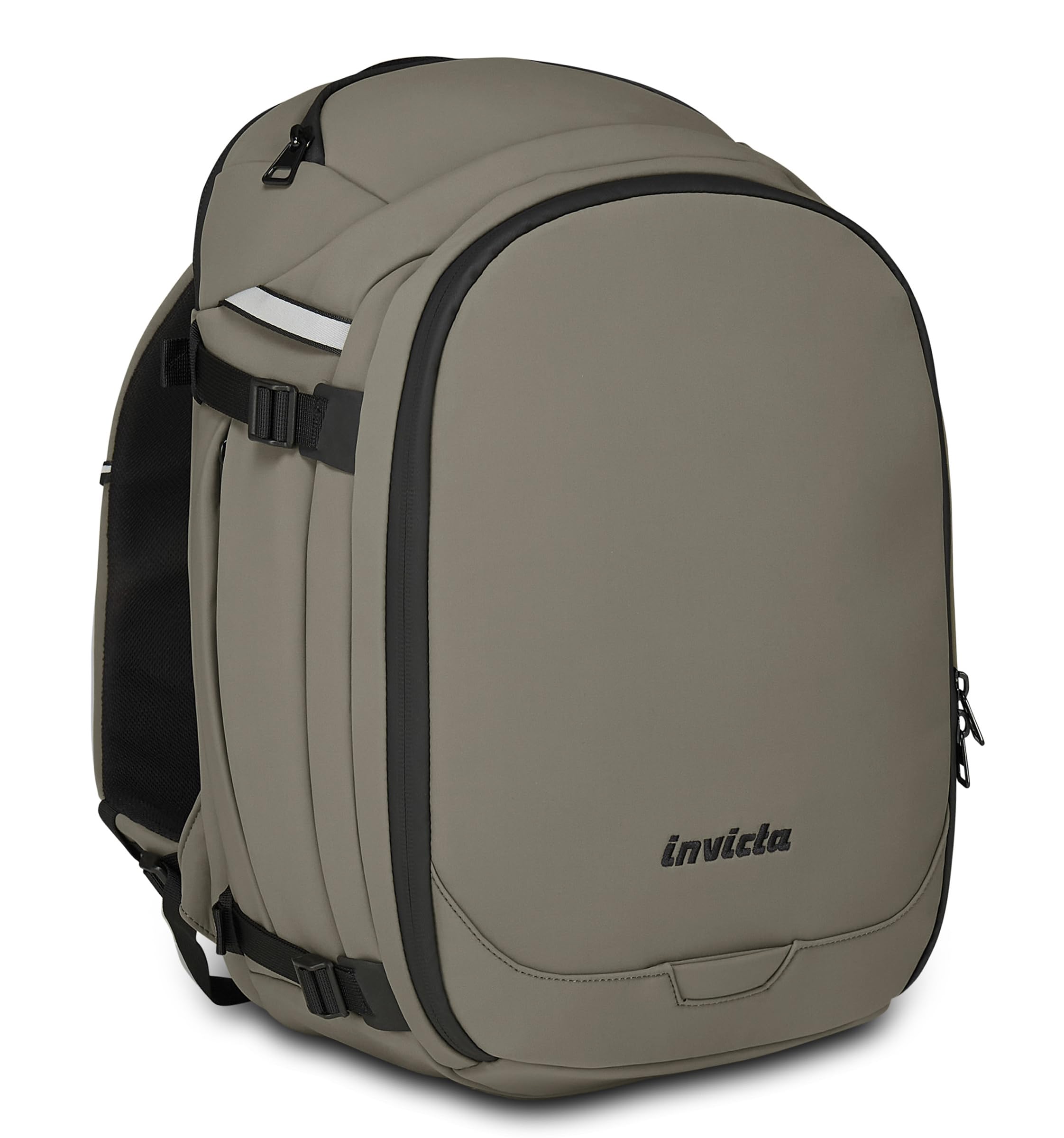 invicta-campus-s-zaino-viaggio-23-5l-grigio-monoscomparto-tasca-pc-15-6-bagaglio image 2