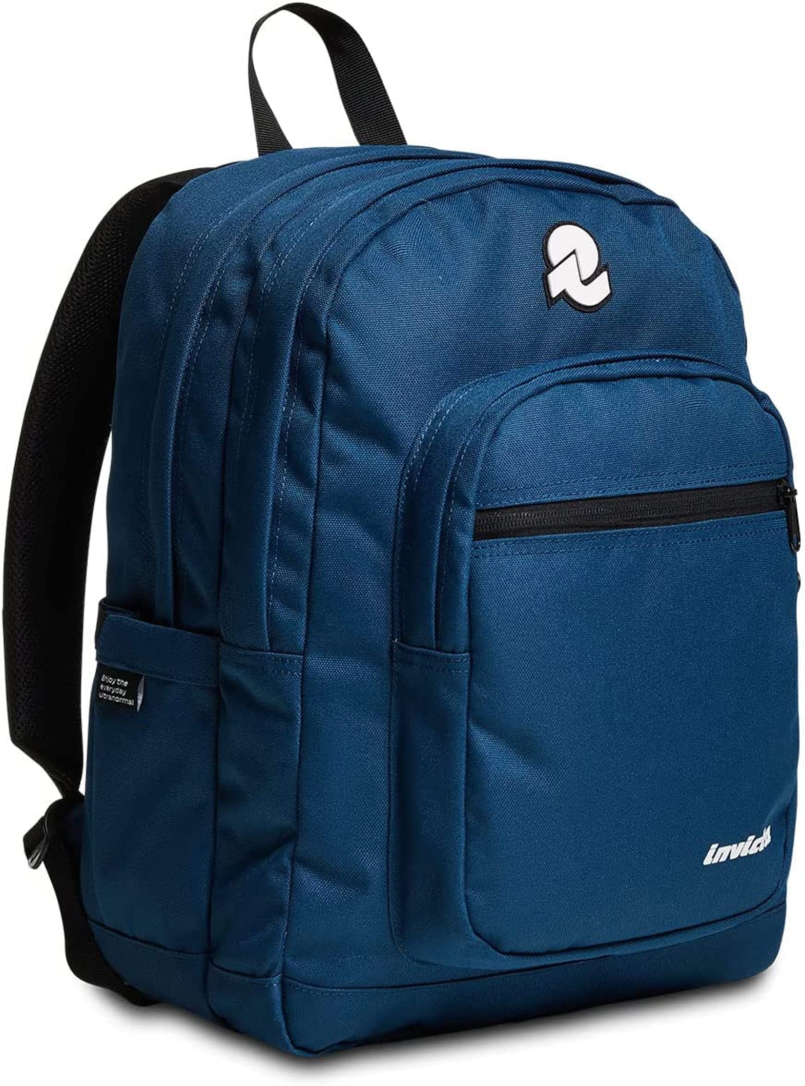 invicta-jelek-plain-zaino-scuola-38-l-con-scomparto-pc-14-blu-scuro image 3