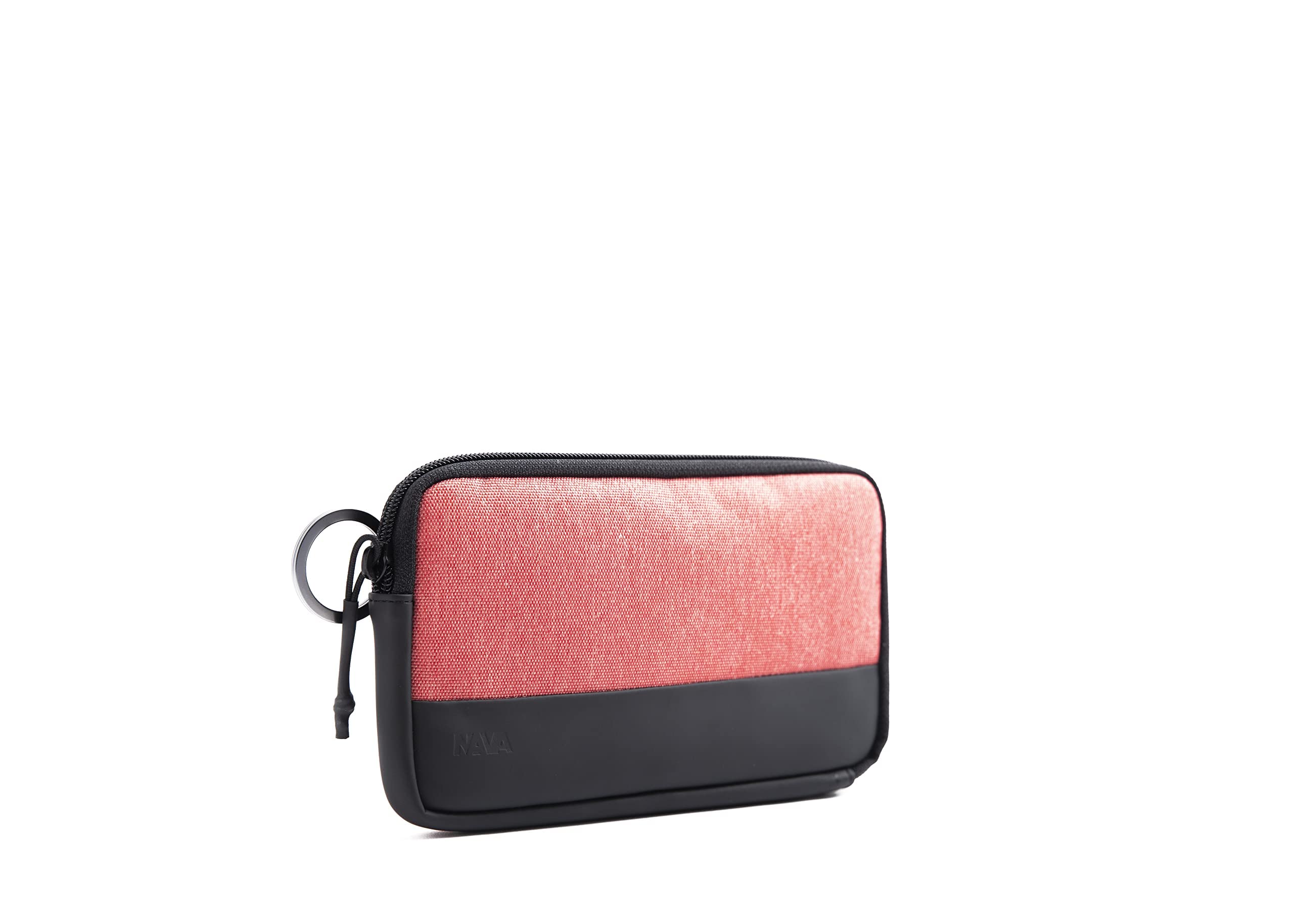 nava-design-twin-astuccio-carry-all-con-zip-12-tasche-e-rfid-rosso-corallo-20x11 image 5