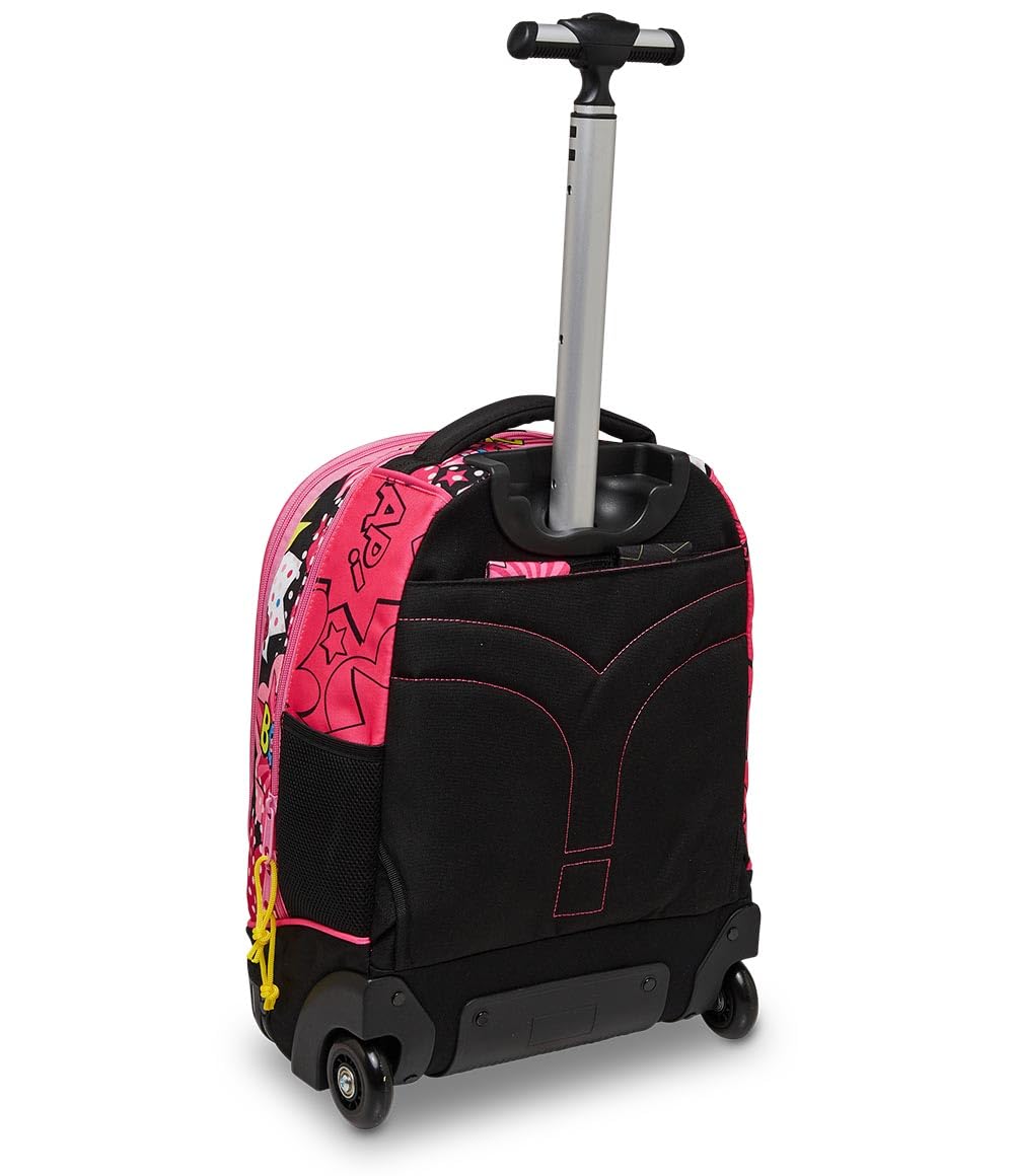 mitama-trolley-scuola-run-candy-boom-rosa-doppio-scomparto-33-l-impermeabile image 4